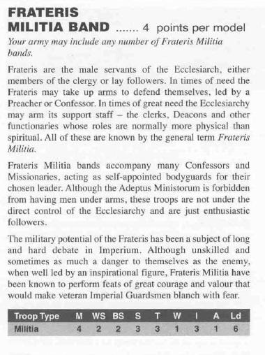 2nd Edition, Retro Review, Sisters Of Battle
