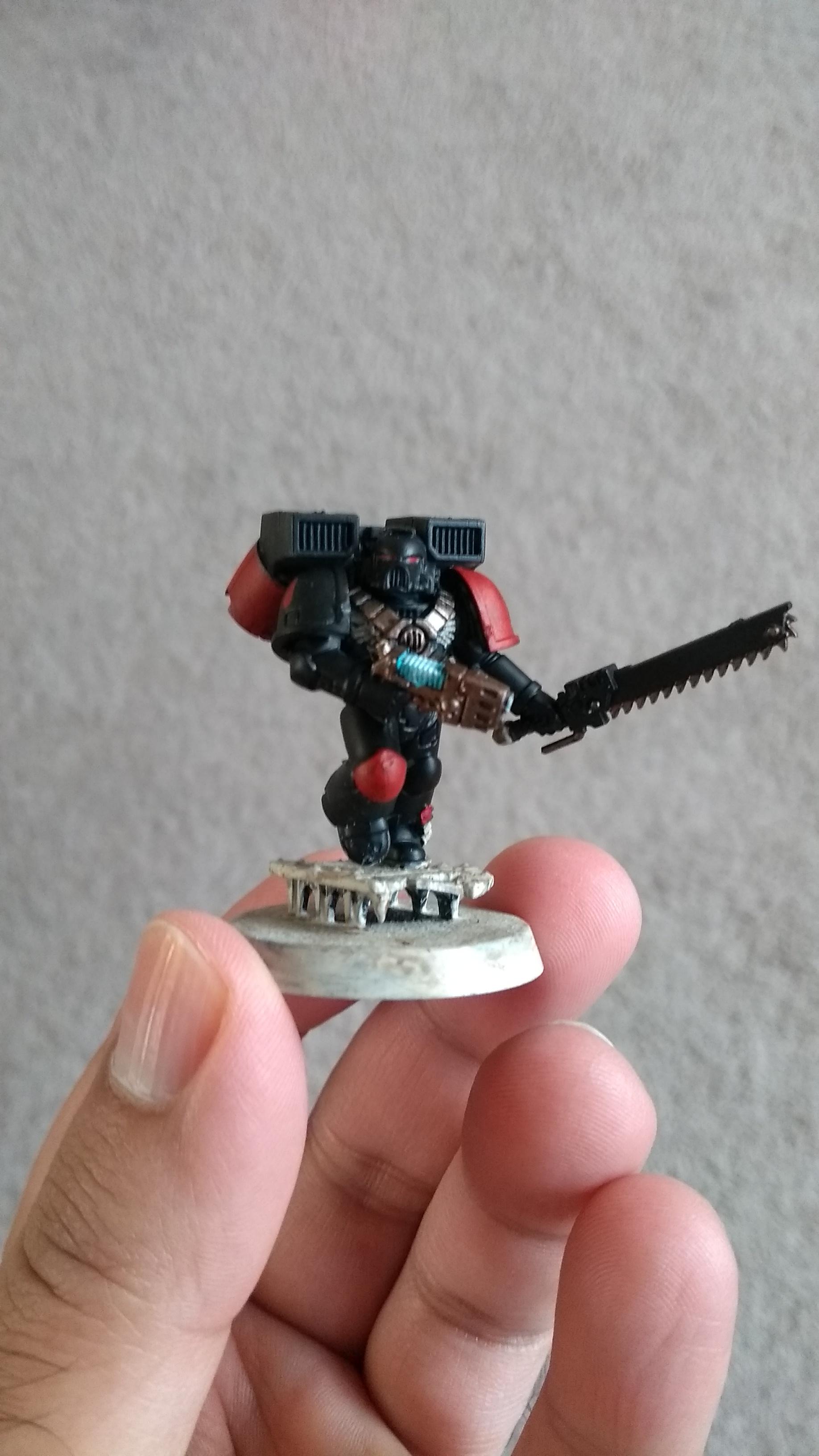 Angels Revenant, Assault Squad, Blood Angels, Painted, Space Marines, Warhammer 40,000