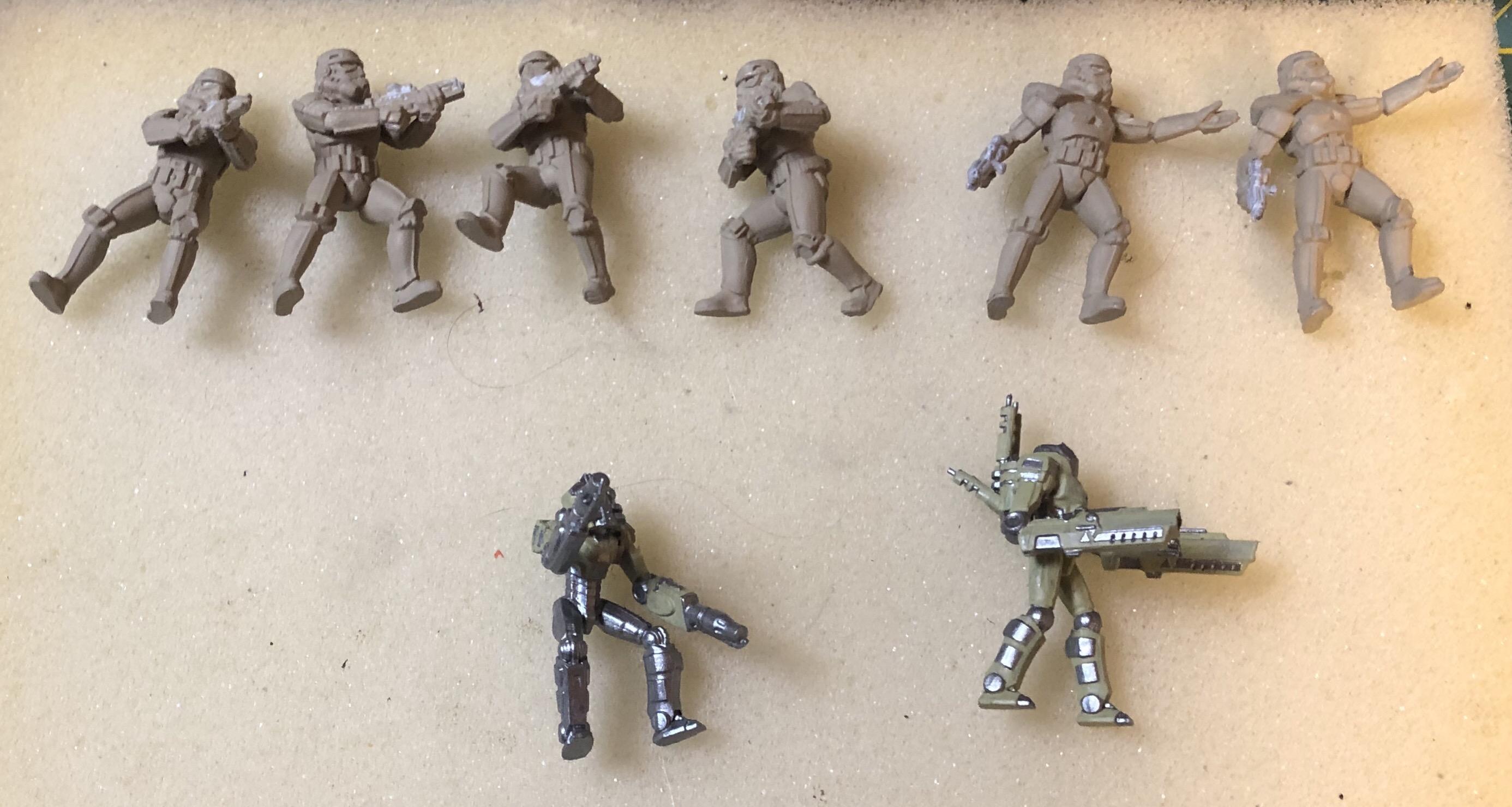 Empire, Epirian, Maelstroms Edge, Scarecrows, Star Wars, Storm Troopers, Work In Progress