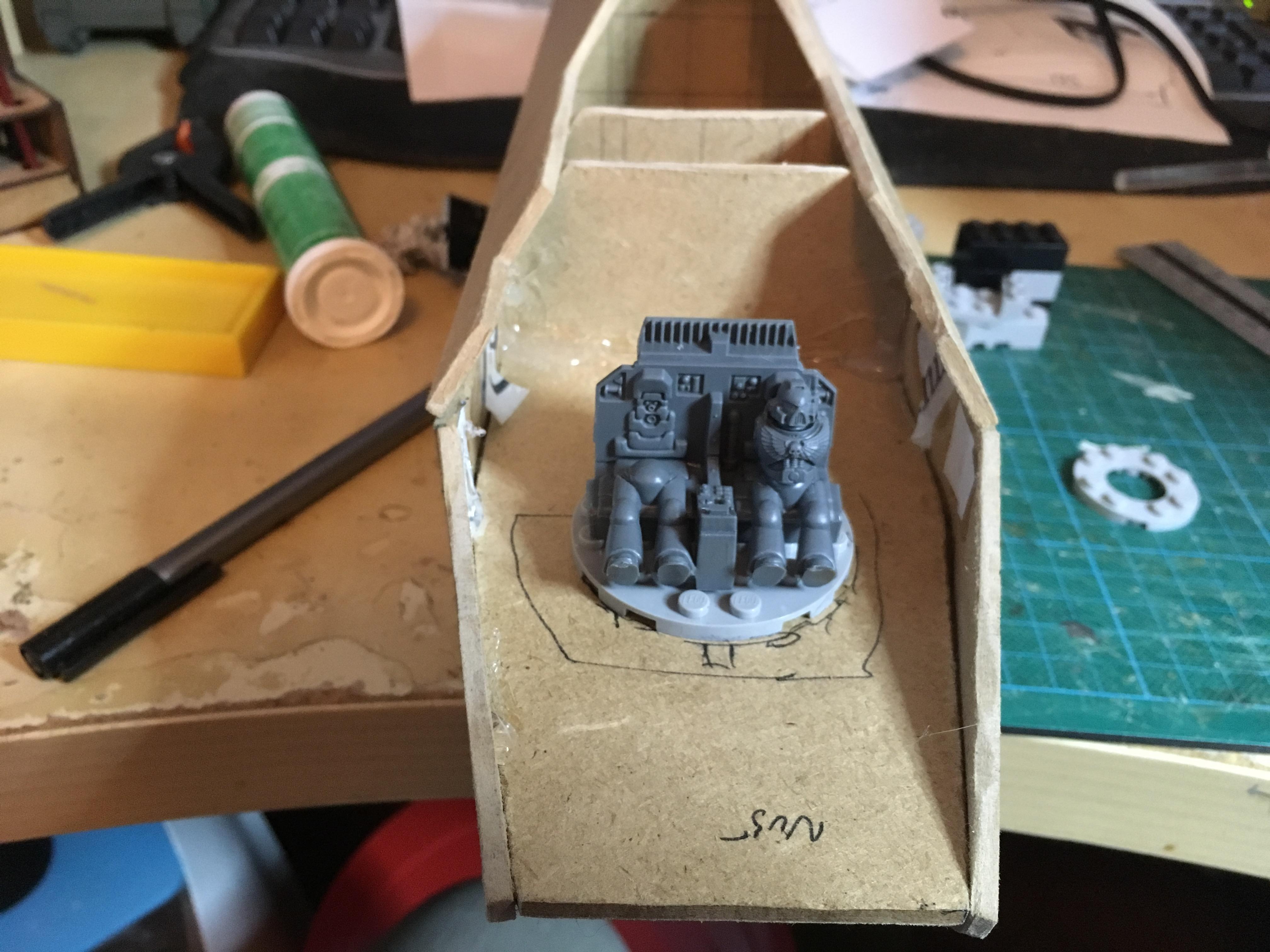 Scratch Build, Space Marines, Thunder Hawk Gunship, Thunderhawk Gunship, Warhammer 40,000, Work In Progress
