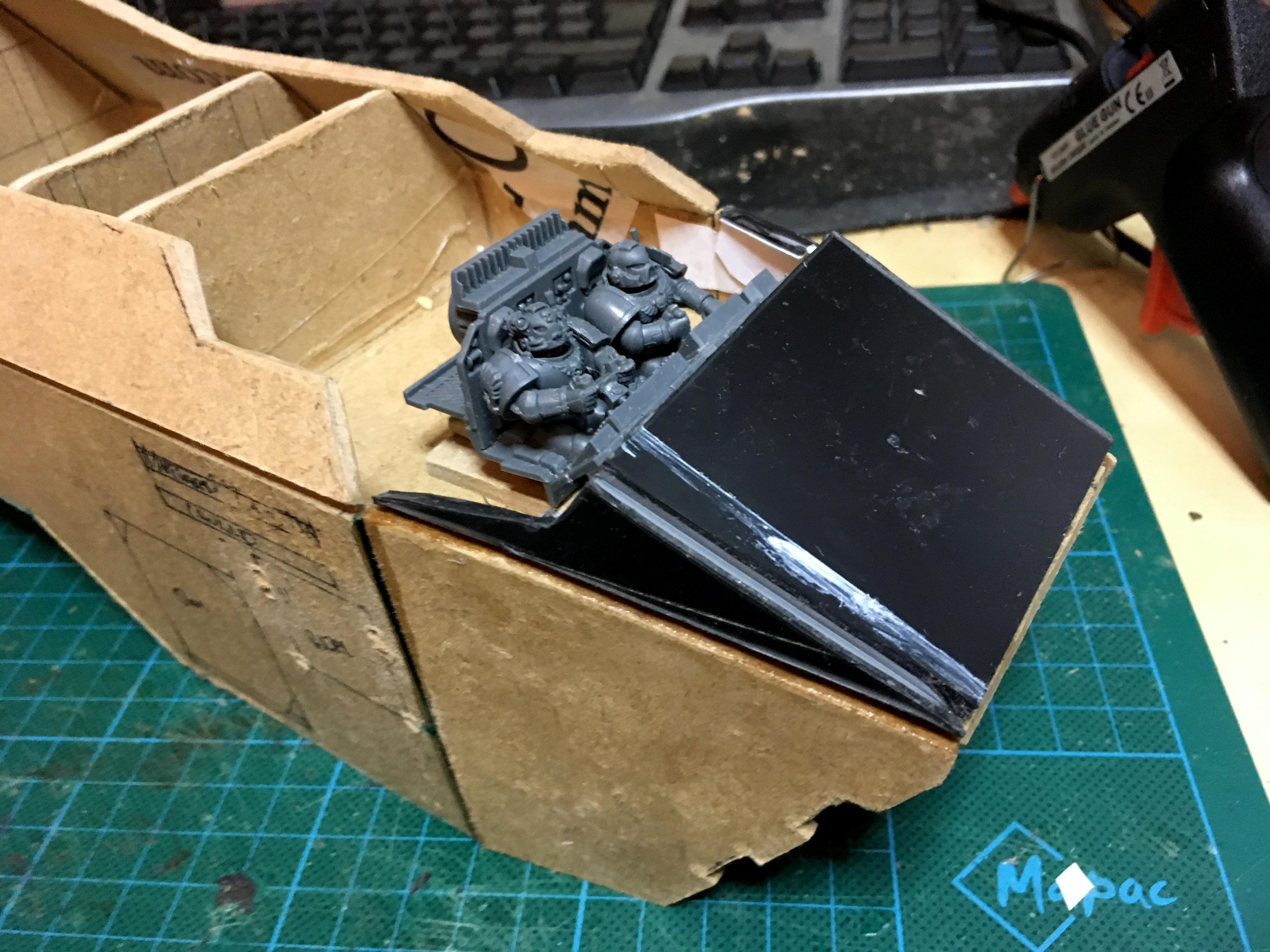 Scratch Build, Space Marines, Thunder Hawk Gunship, Thunderhawk Gunship, Warhammer 40,000, Work In Progress
