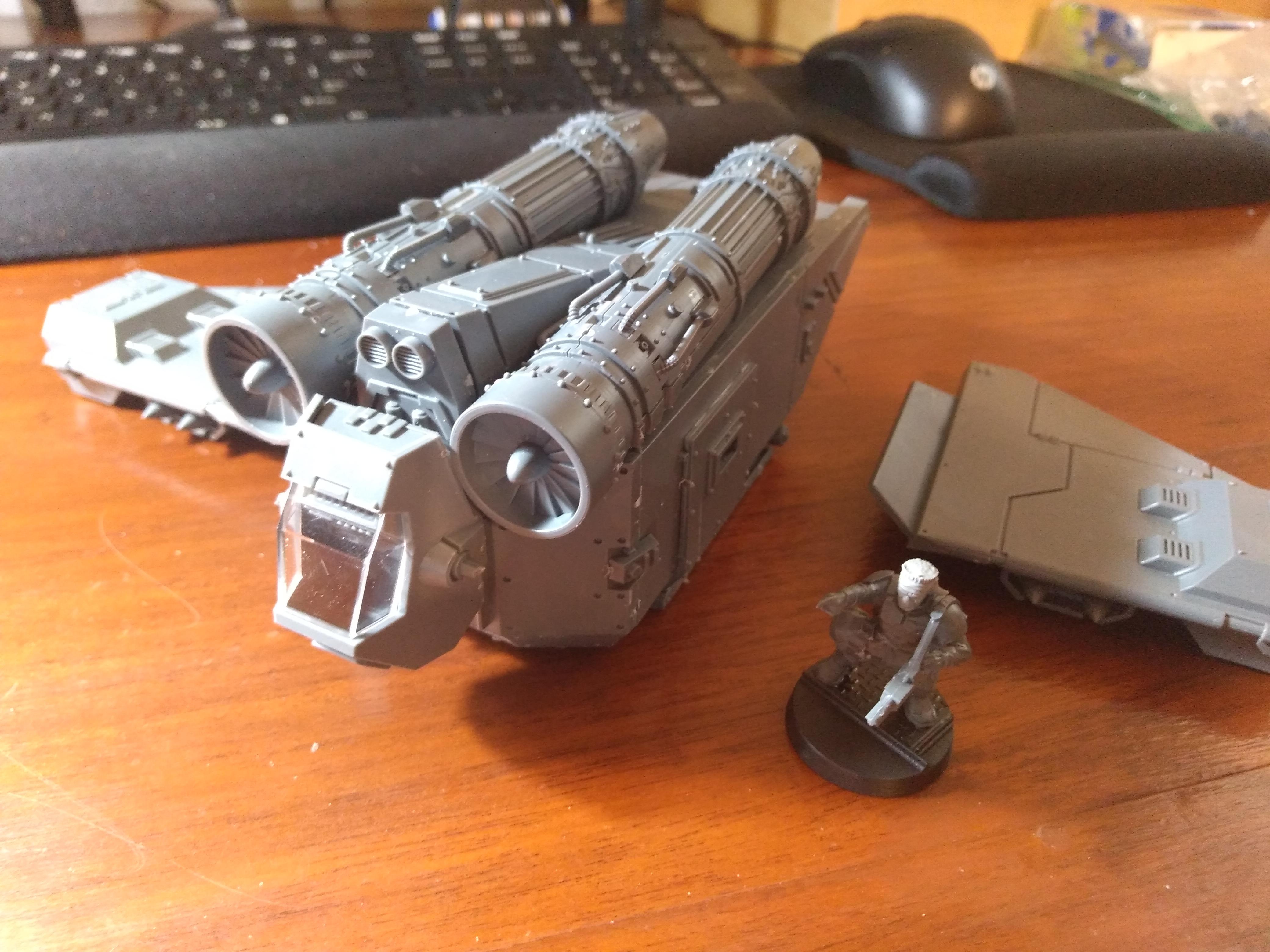 Arvus Lighter, Flyer, Scratch Build, Shuttle, Storm Raven, Valkyrie