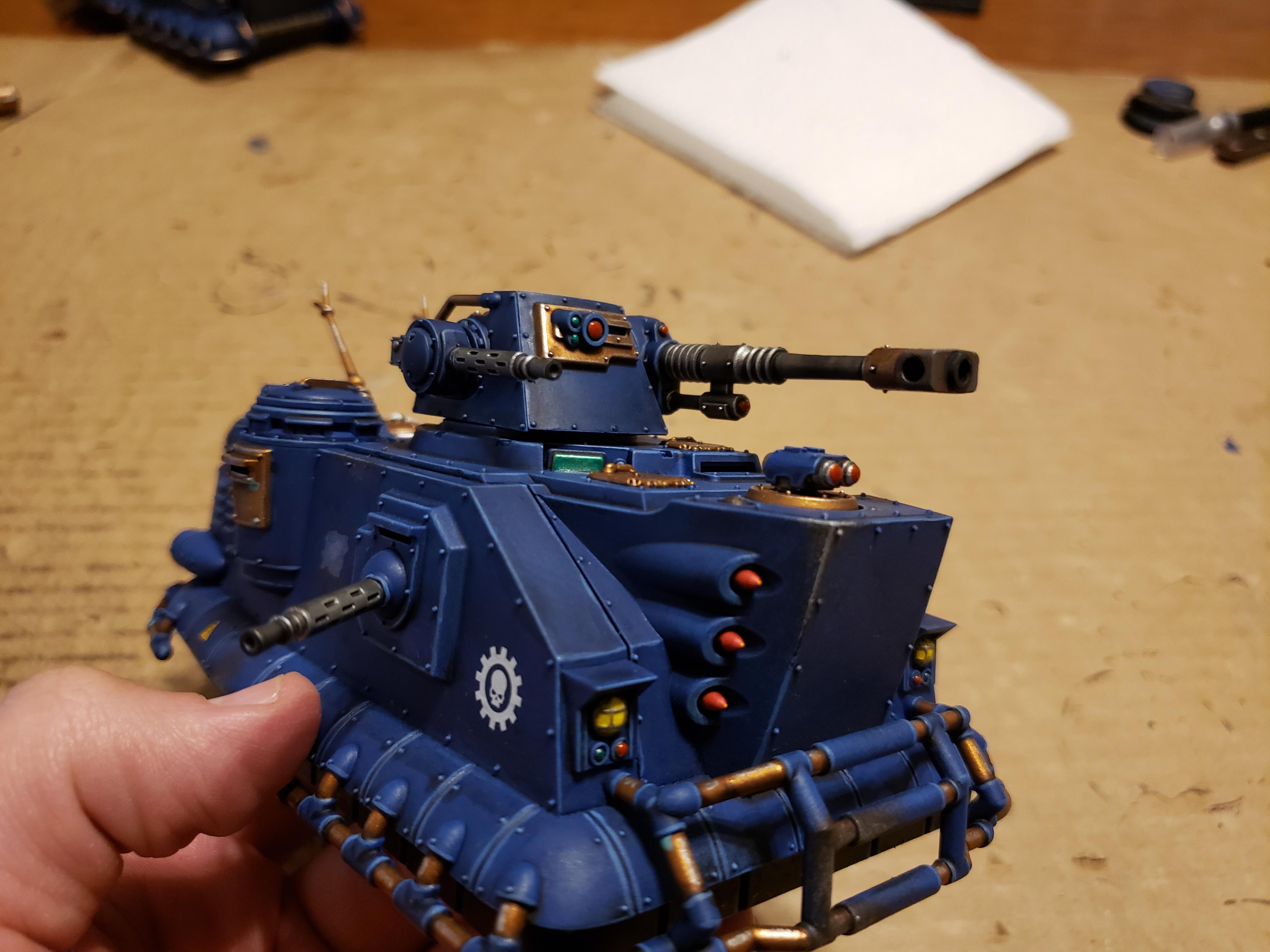 Adeptus Mechanicuc, Blue, Cognis Heavy Stubber, Disintegrator, Disruptor Missile Launcher, Ferrumite Cannon, Skorpius, Skorpius Disintegrator
