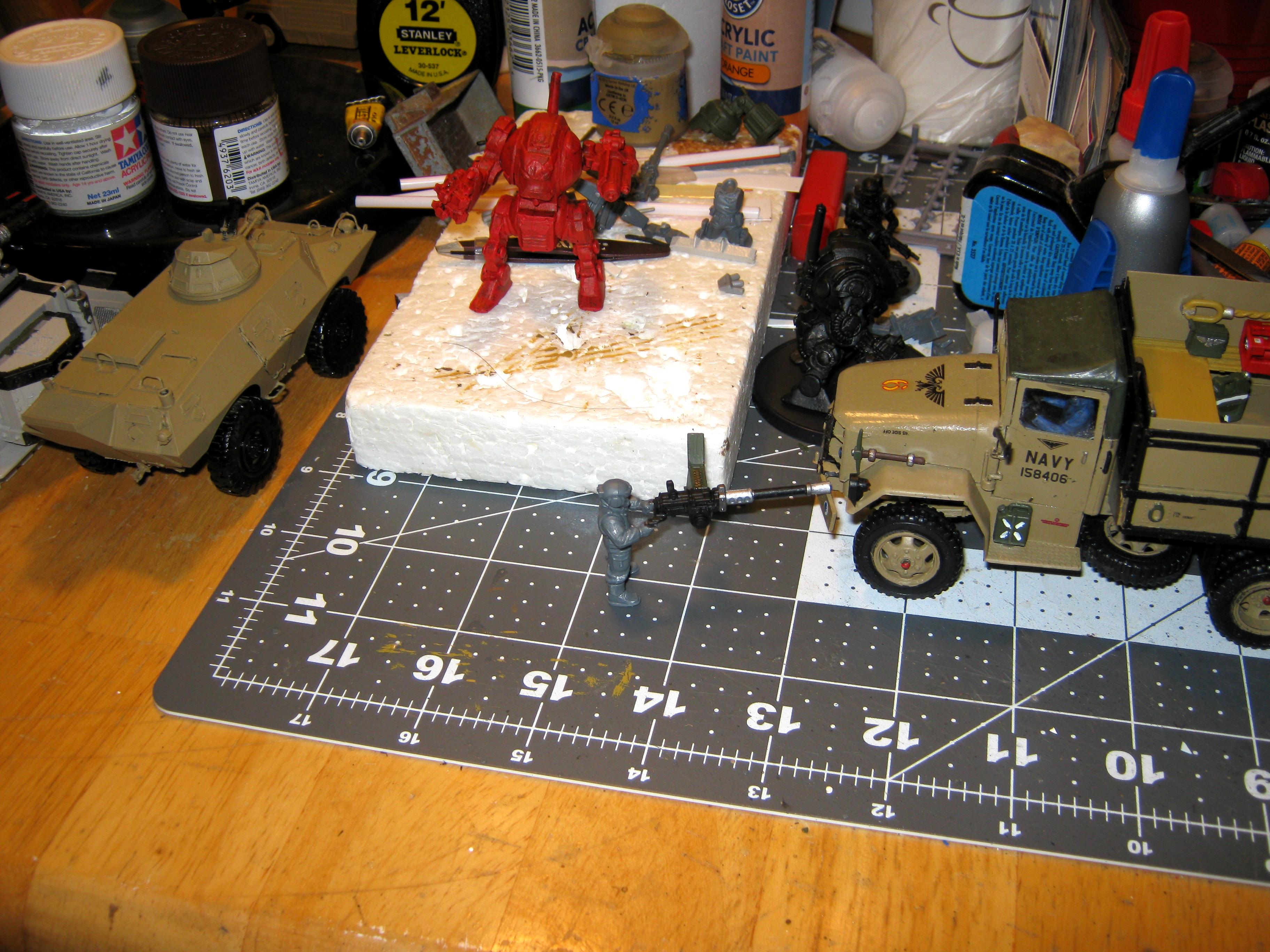 2 1/2 Ton, 6x6, Conversion, Duece And A Half, Gun Truck, Imperial, Imperial Navy, M35, Revell, Transport, Truck, U.s. Army, Vintage