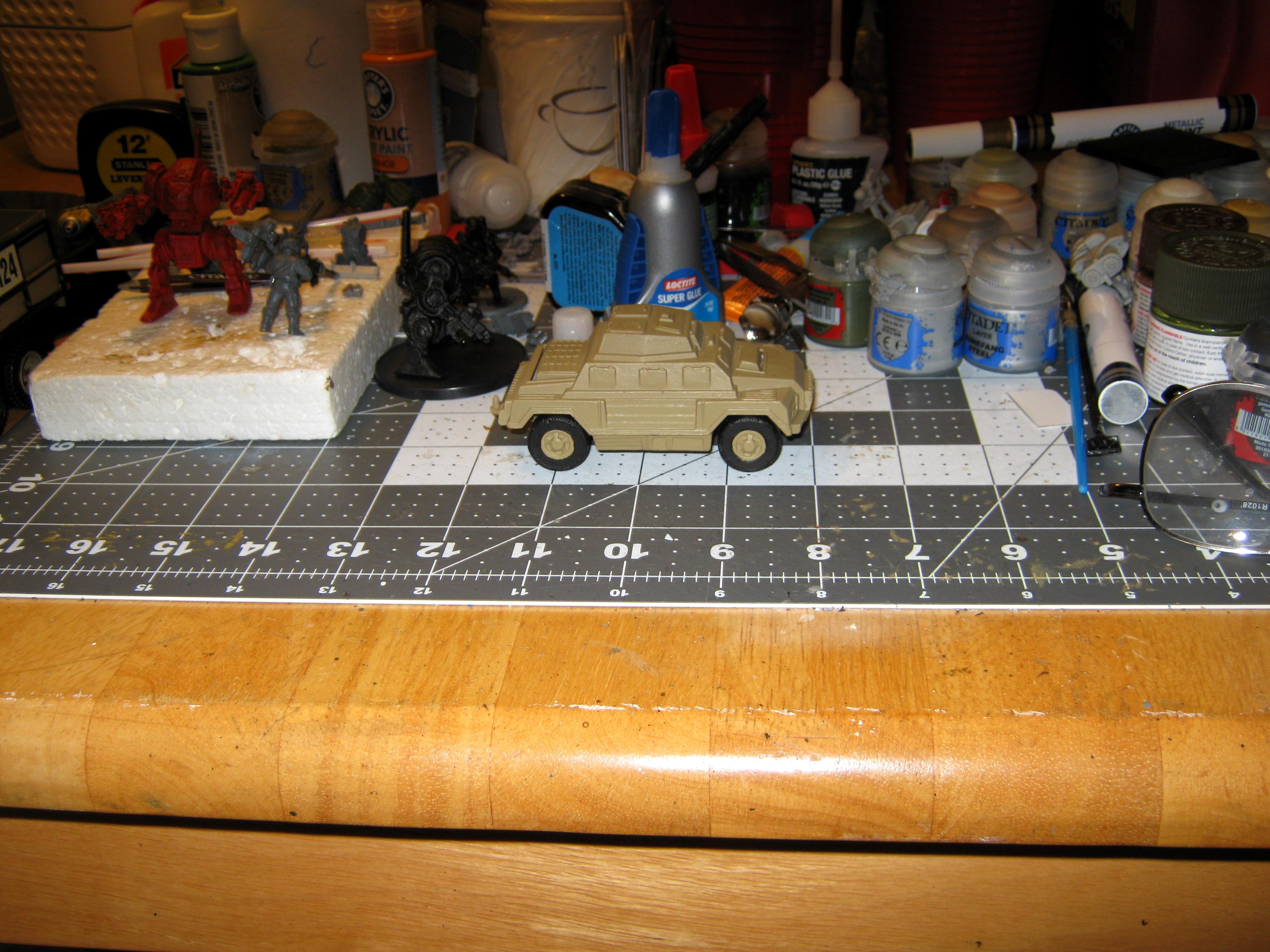 Armored Car, Conversion, Imperial, Imperial Navy, Recon, Scouts, Security Vehicle, Tootsie Toy, Wheeled Vehicle