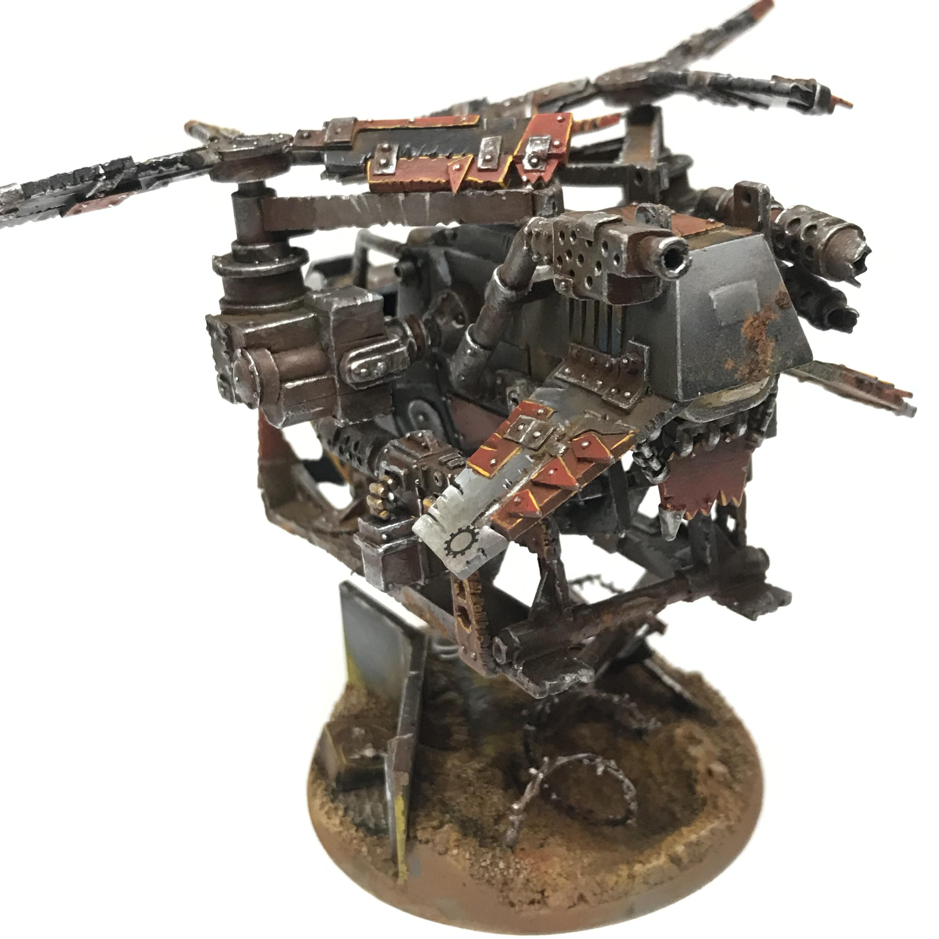 Conversion, Kitbash, Kopta, Looted, Orks, Scratch Build, Warhammer 40,000, Warhammer Fantasy