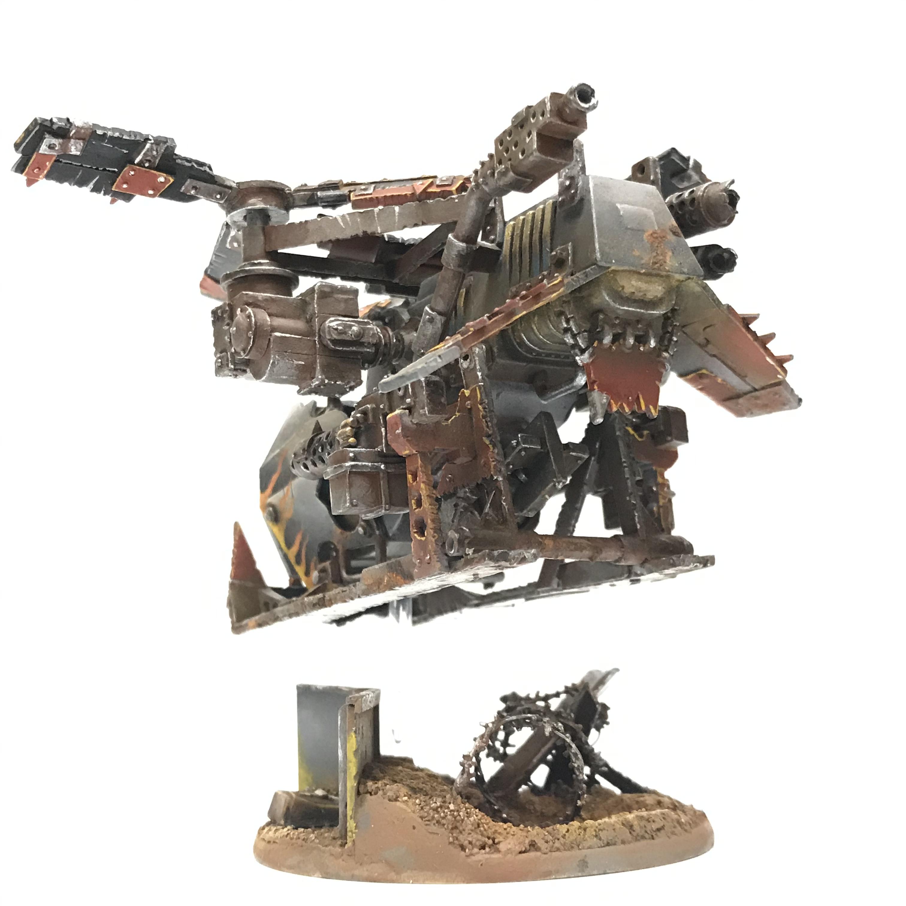 Conversion, Kitbash, Kopta, Looted, Orks, Scratch Build, Warhammer 40,000, Warhammer Fantasy