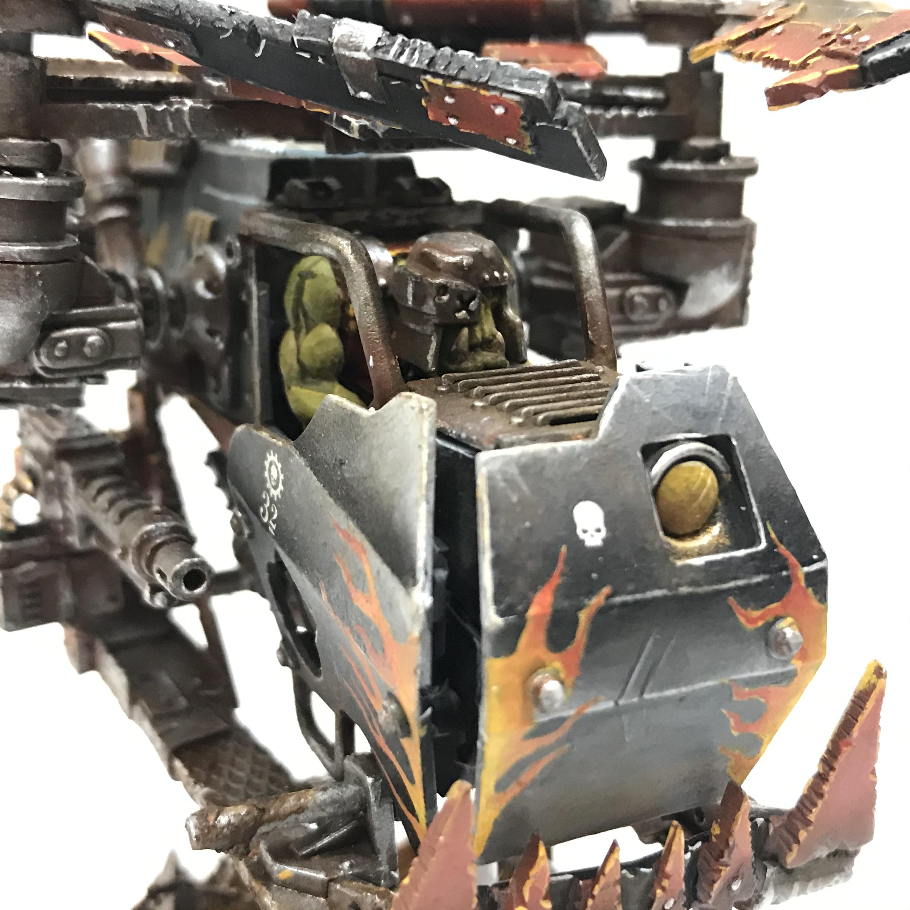 Conversion, Kitbash, Kopta, Looted, Orks, Scratch Build, Warhammer 40,000, Warhammer Fantasy