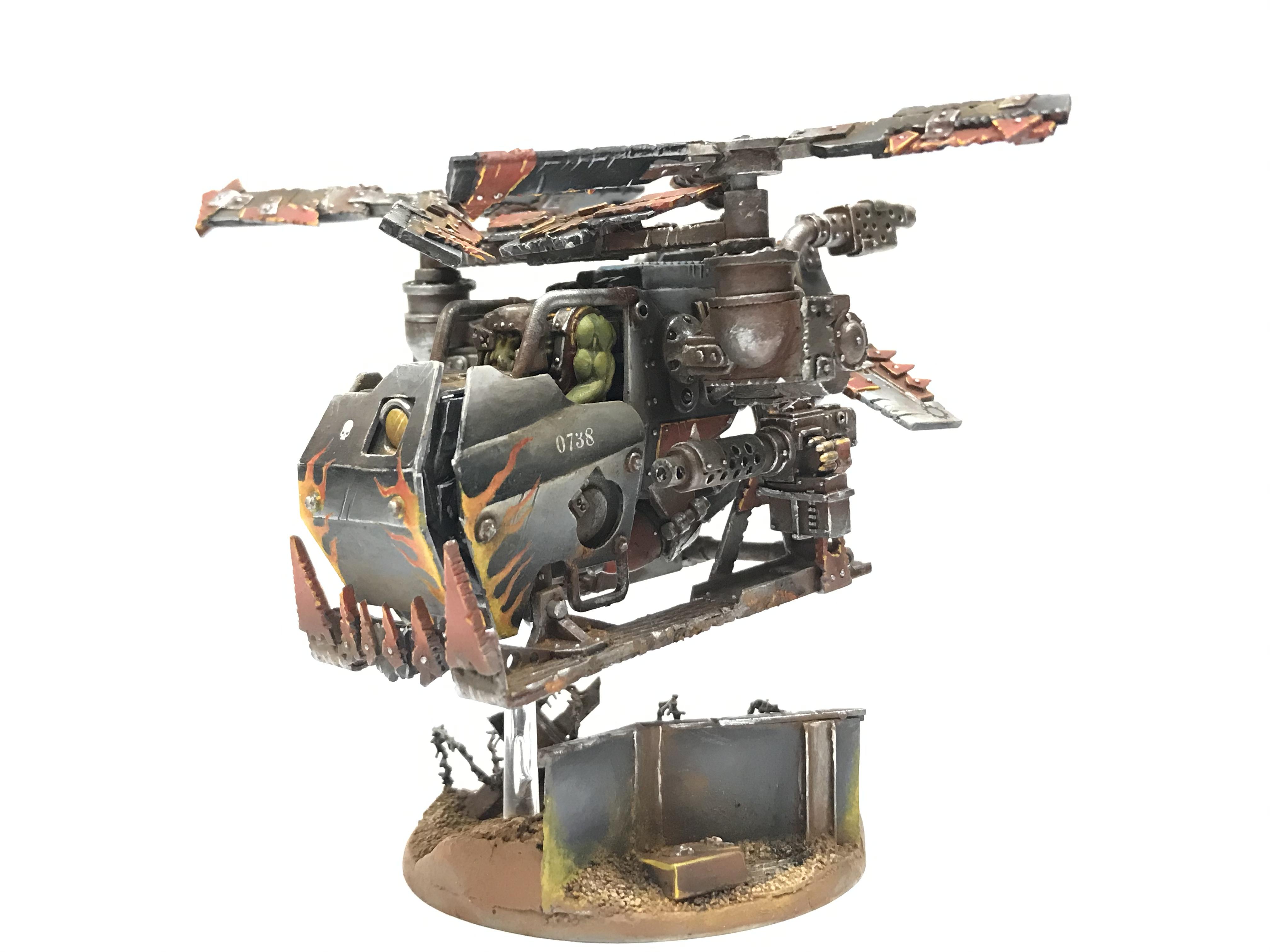 Conversion, Kitbash, Kopta, Looted, Orks, Scratch Build, Warhammer 40,000, Warhammer Fantasy