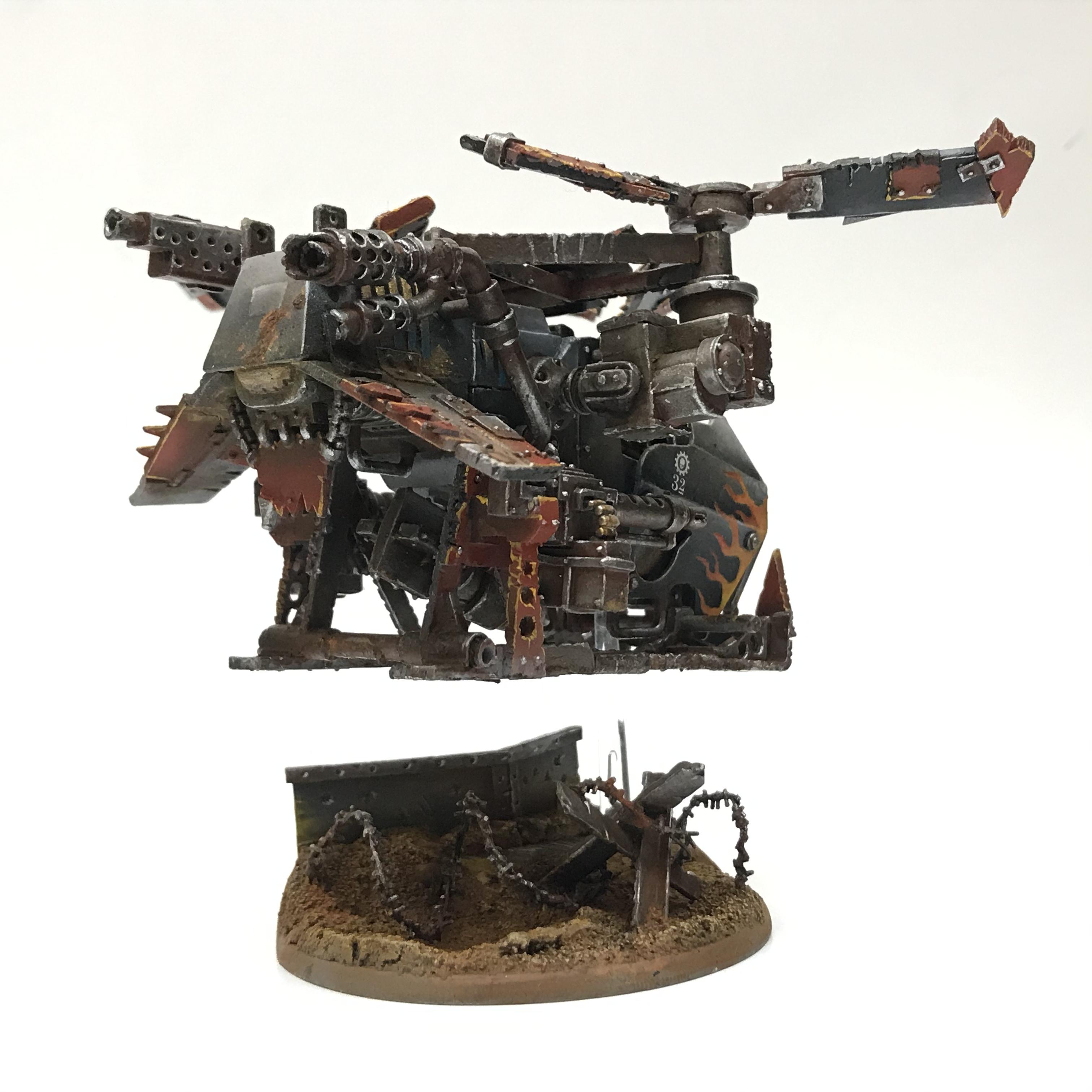 Conversion, Kitbash, Kopta, Looted, Orks, Scratch Build, Warhammer 40,000, Warhammer Fantasy
