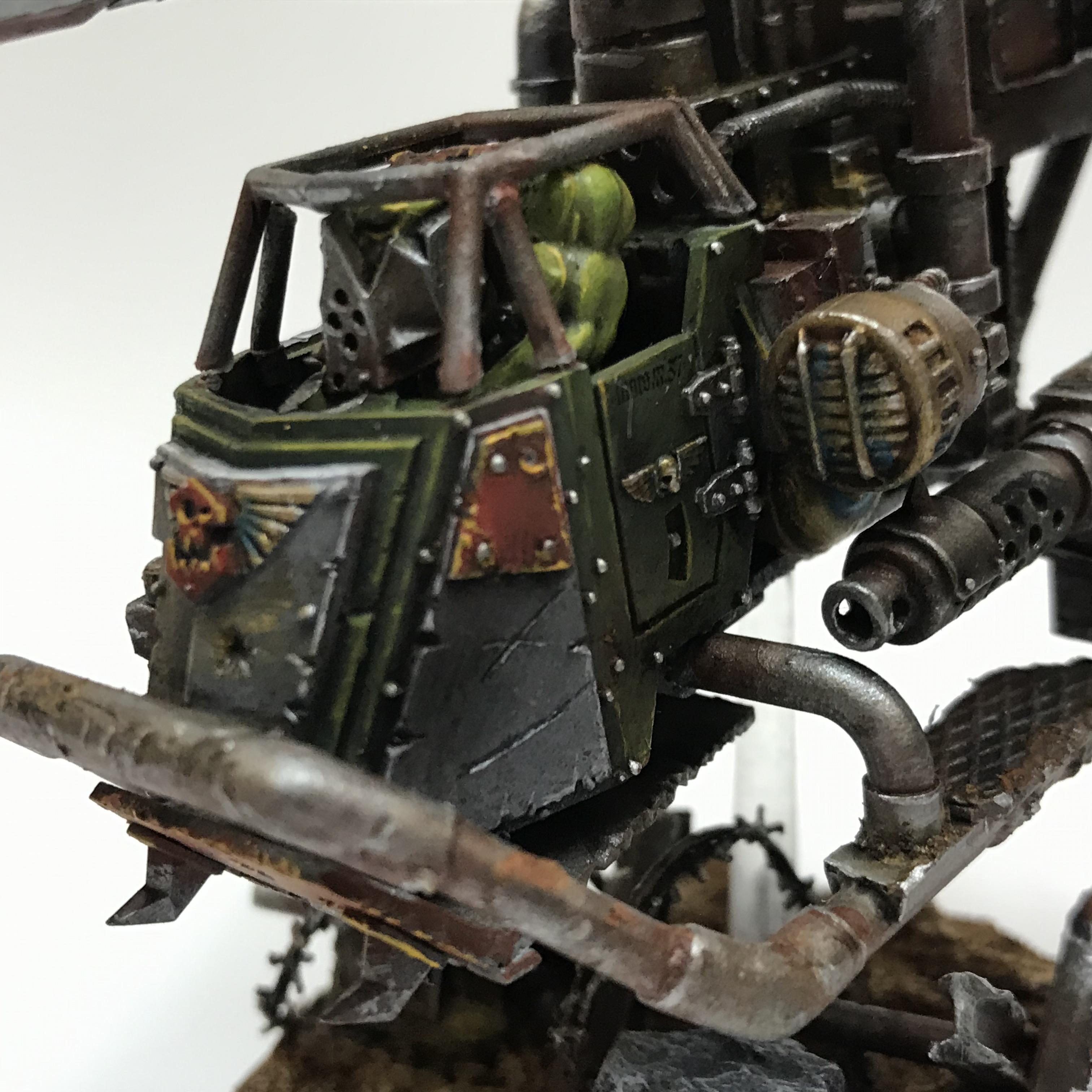 Conversion, Kitbash, Kopta, Orks, Scratch Build, Warhammer 40,000, Warhammer Fantasy