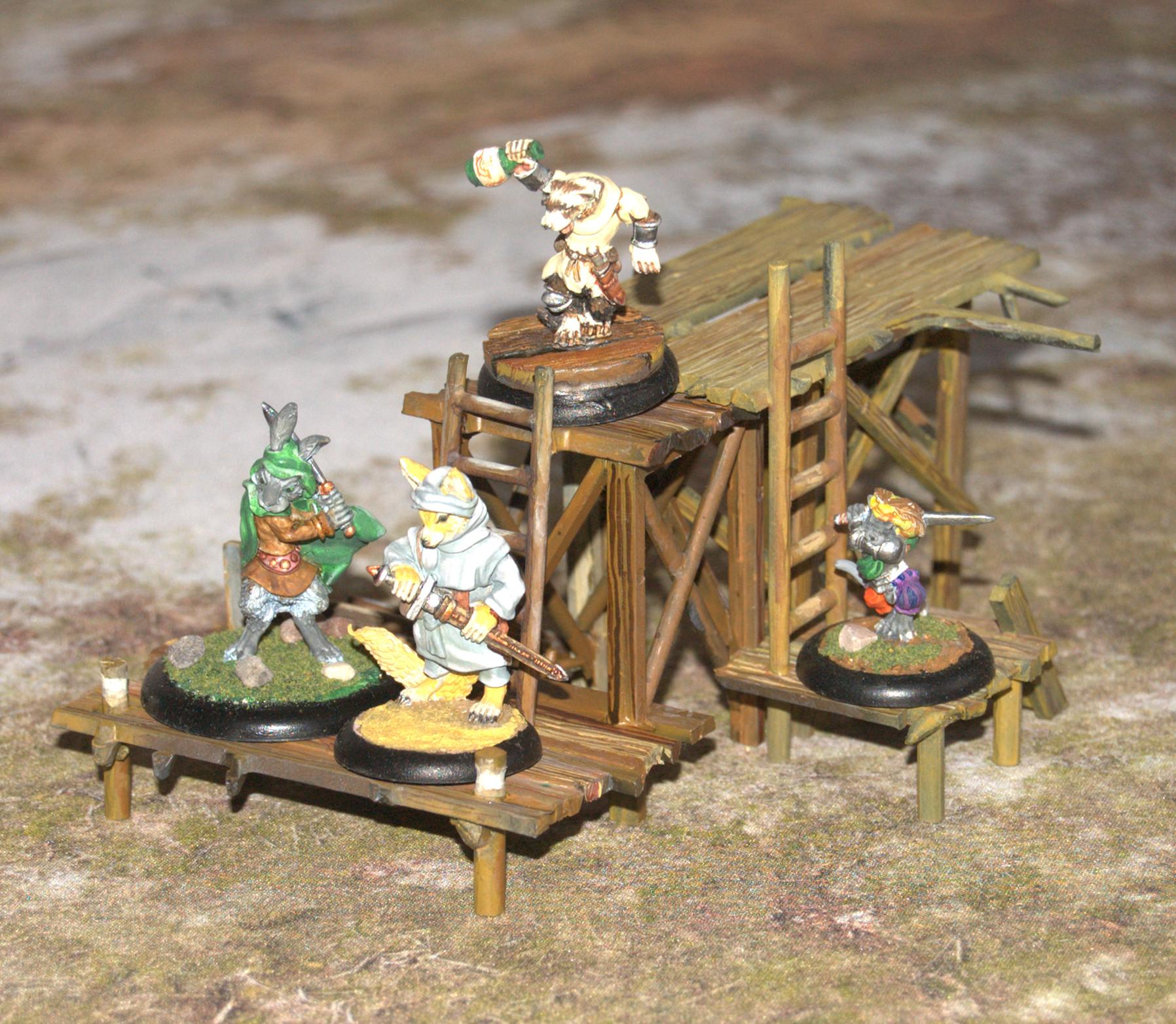 Badgers &amp; Burrows, Freehand, Oathsworn Miniatures, Terrain
