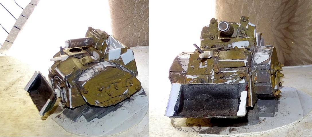 Kitbashed/scratchbuilt, Ork Tank