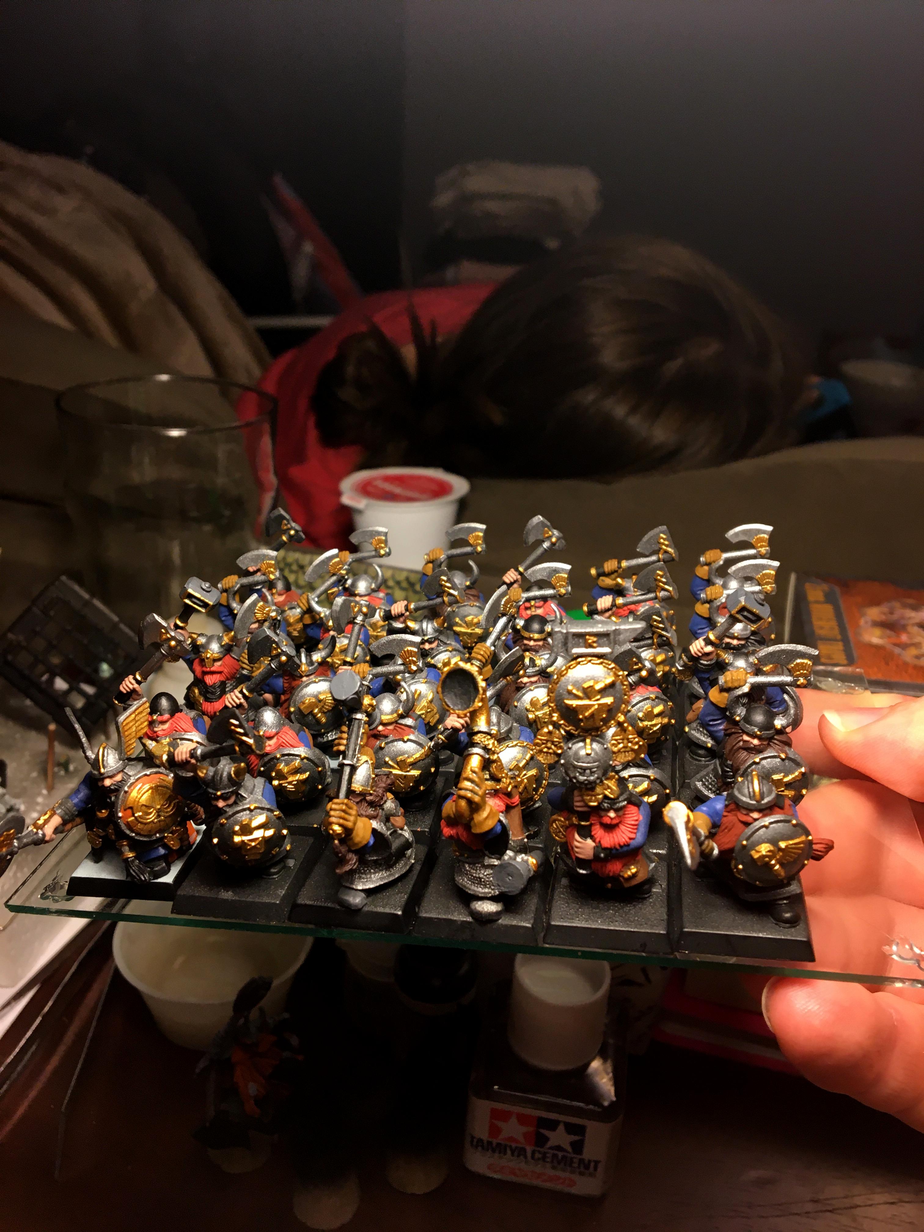 Dwarf Warriors in Progress