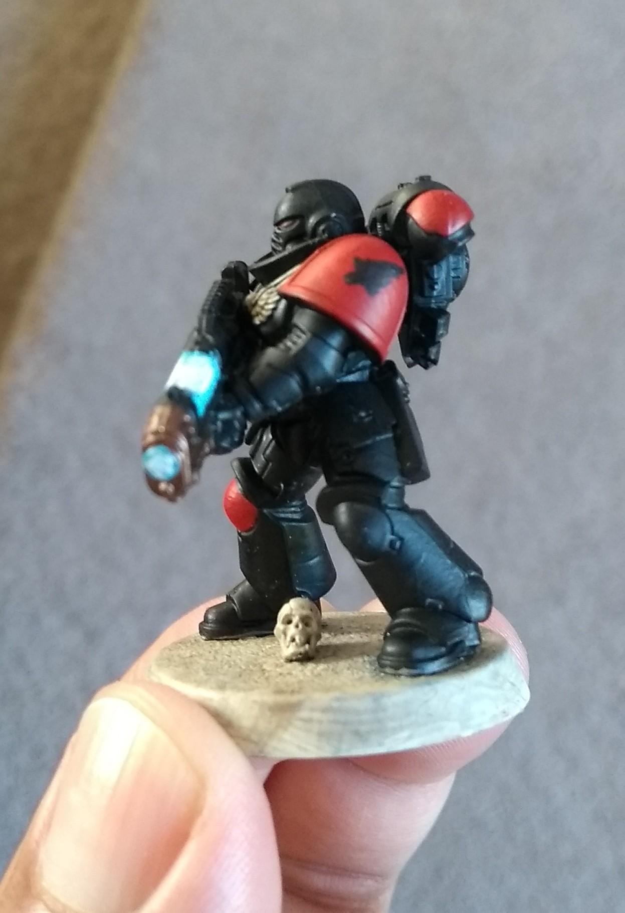 Angels Revenant, Blood Angels, Hellblaster Squad, Painted, Space Marines, Warhammer 40,000