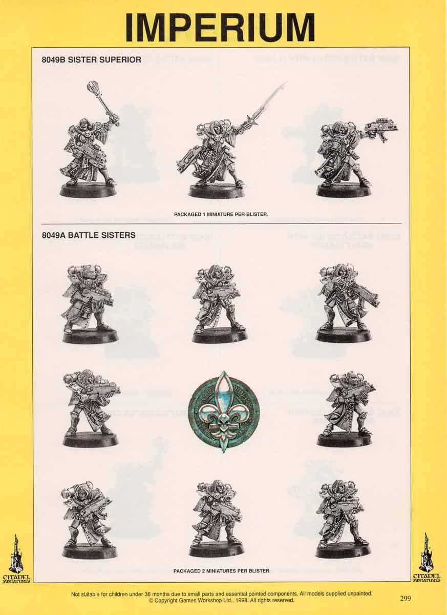2nd Edition, Codex, Retro Review, Sisters Of Battle