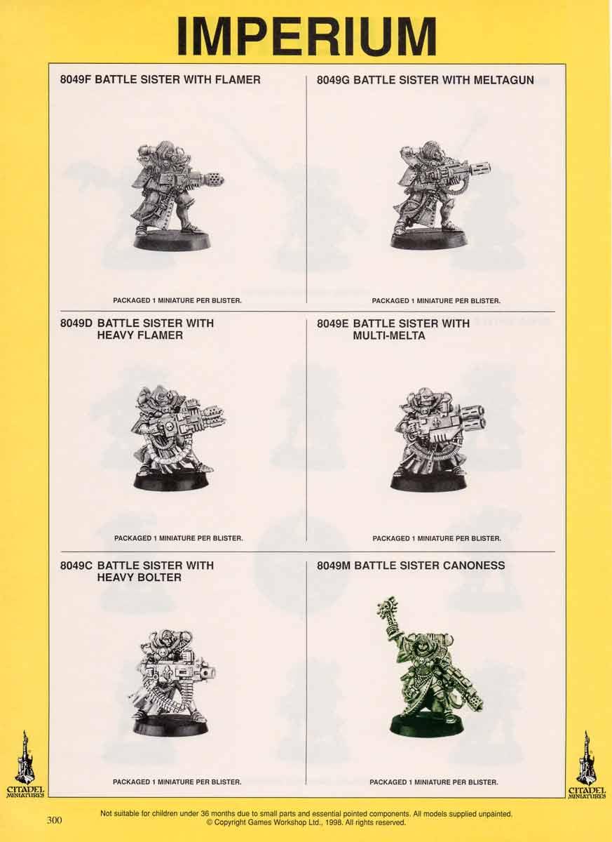 2nd Edition, Codex, Retro Review, Sisters Of Battle