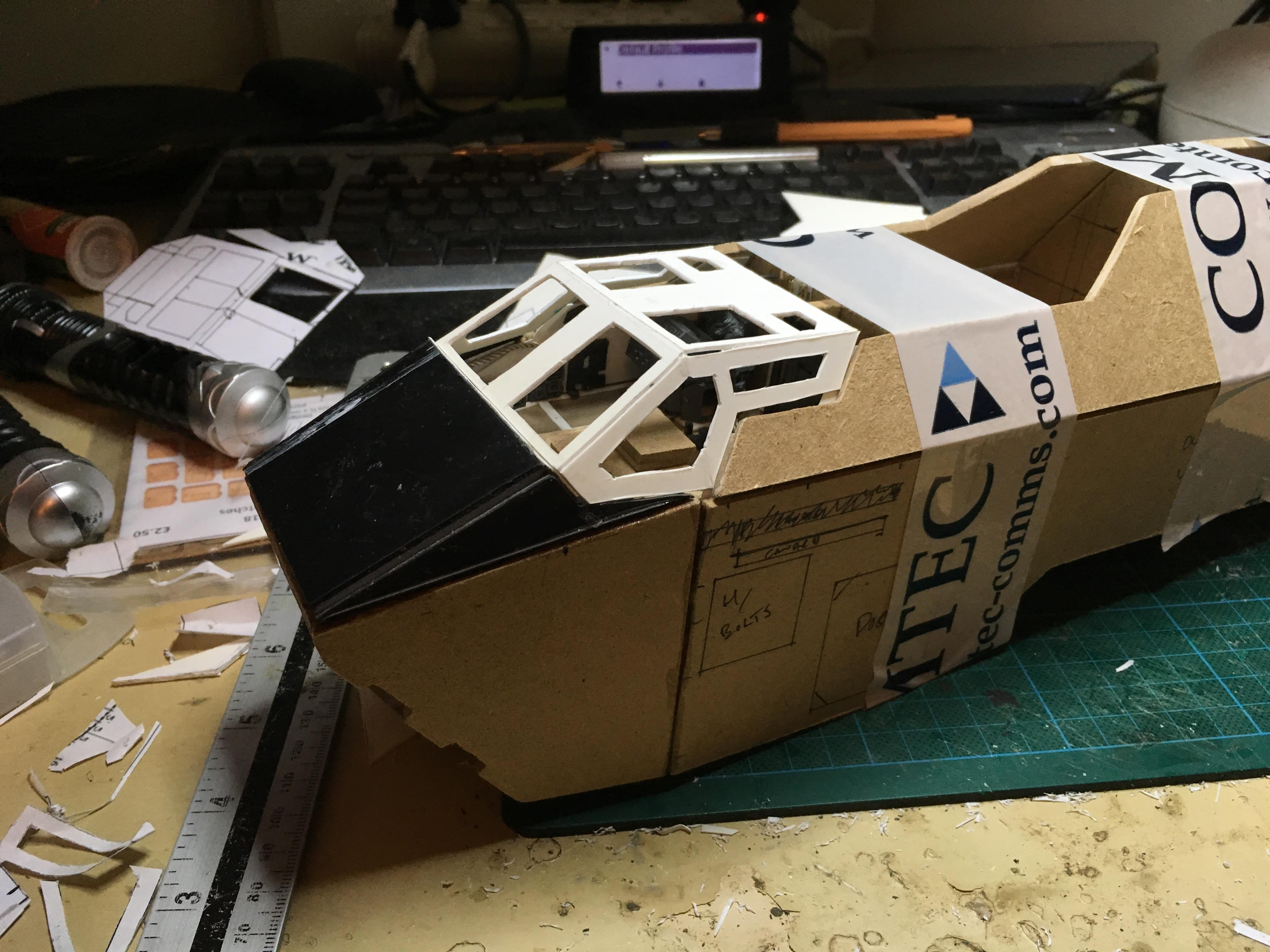 Scratch Build, Space Marines, Thunderhawk Gunship, Warhammer 40,000, Work In Progress