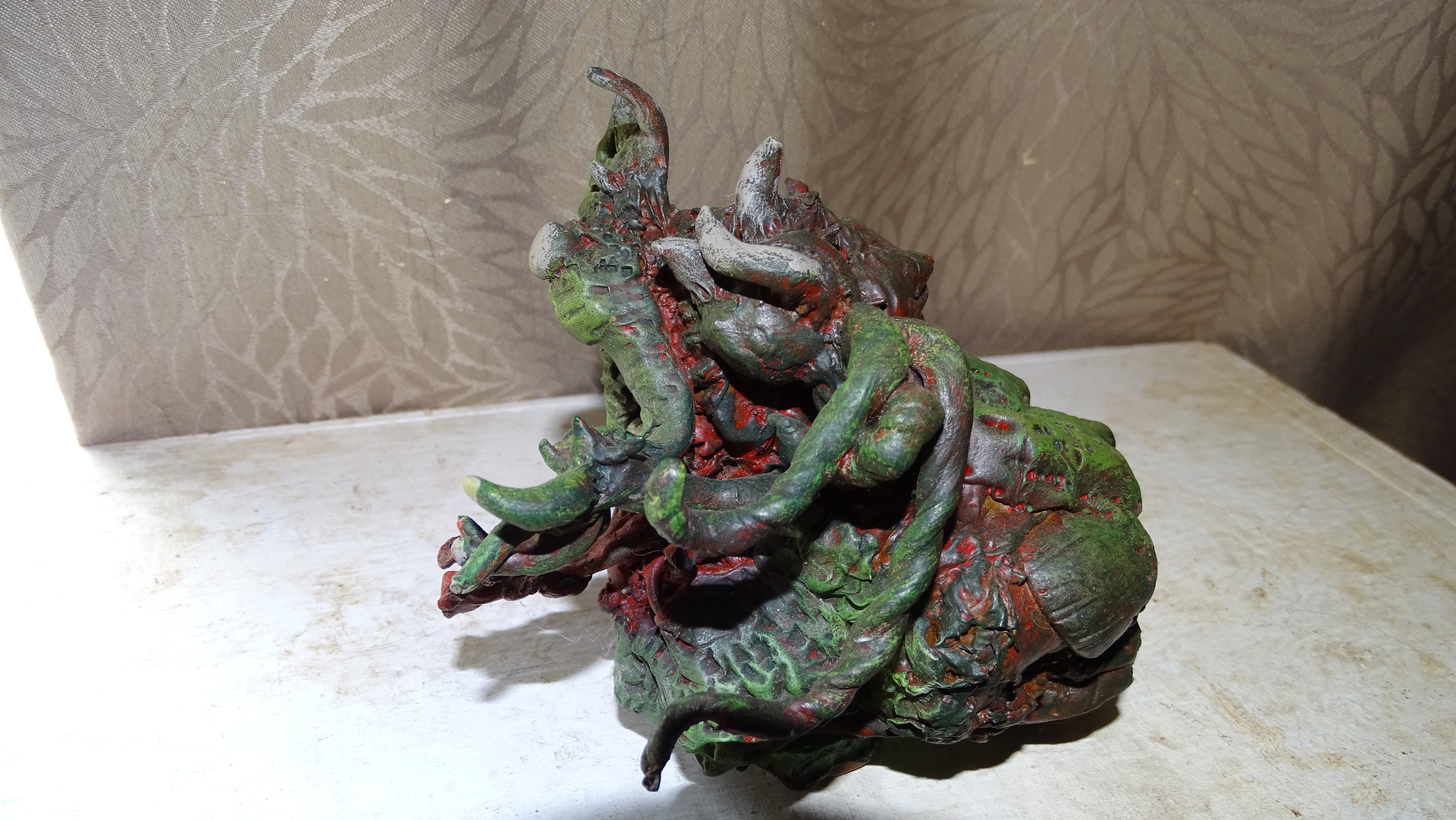 Daemon Engine, Daemons, Guo, Kitbash, Scratch Build, Sculpting, Warhammer 40,000