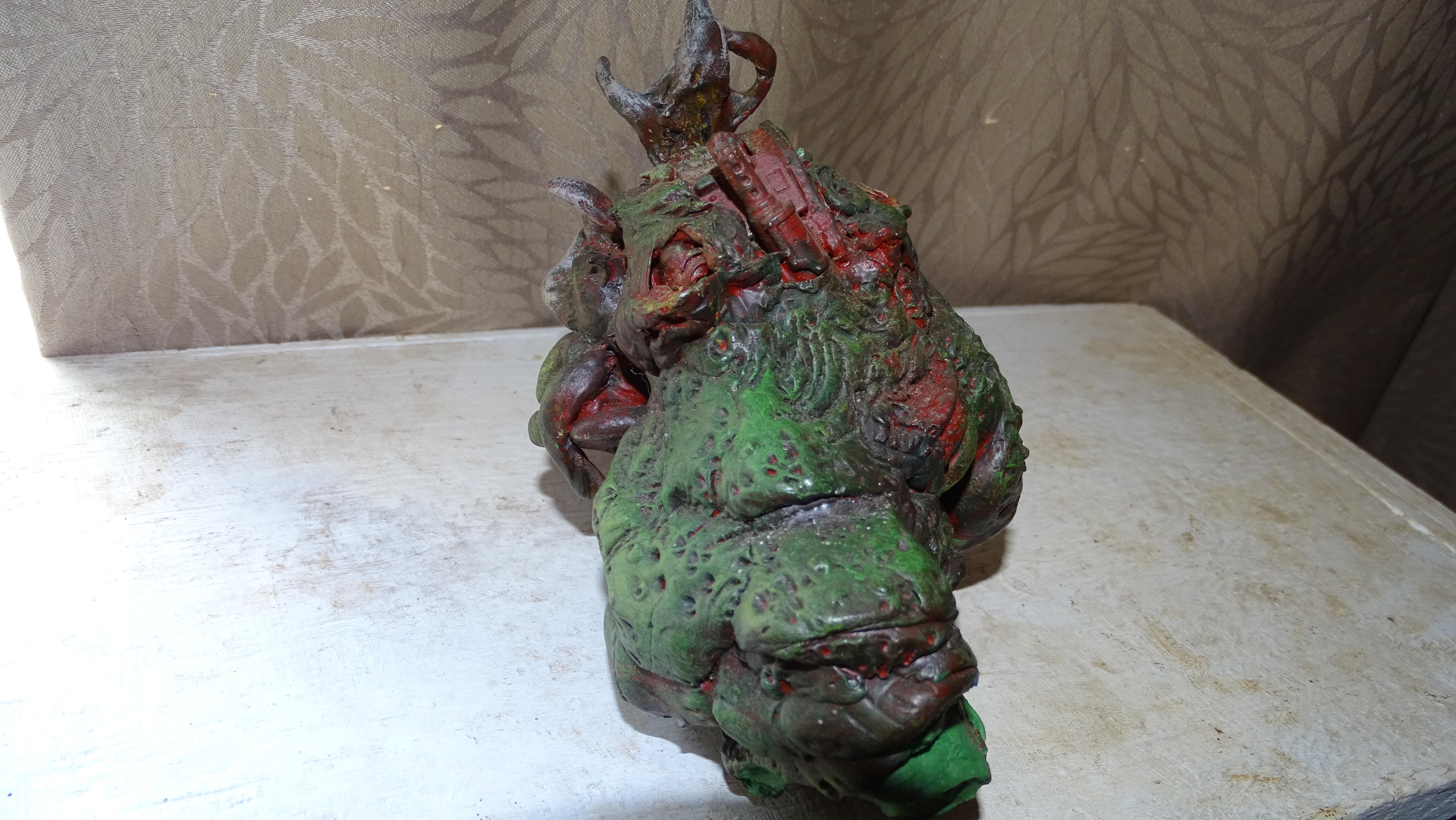 Daemon Engine, Daemons, Guo, Kitbash, Scratch Build, Sculpting, Warhammer 40,000