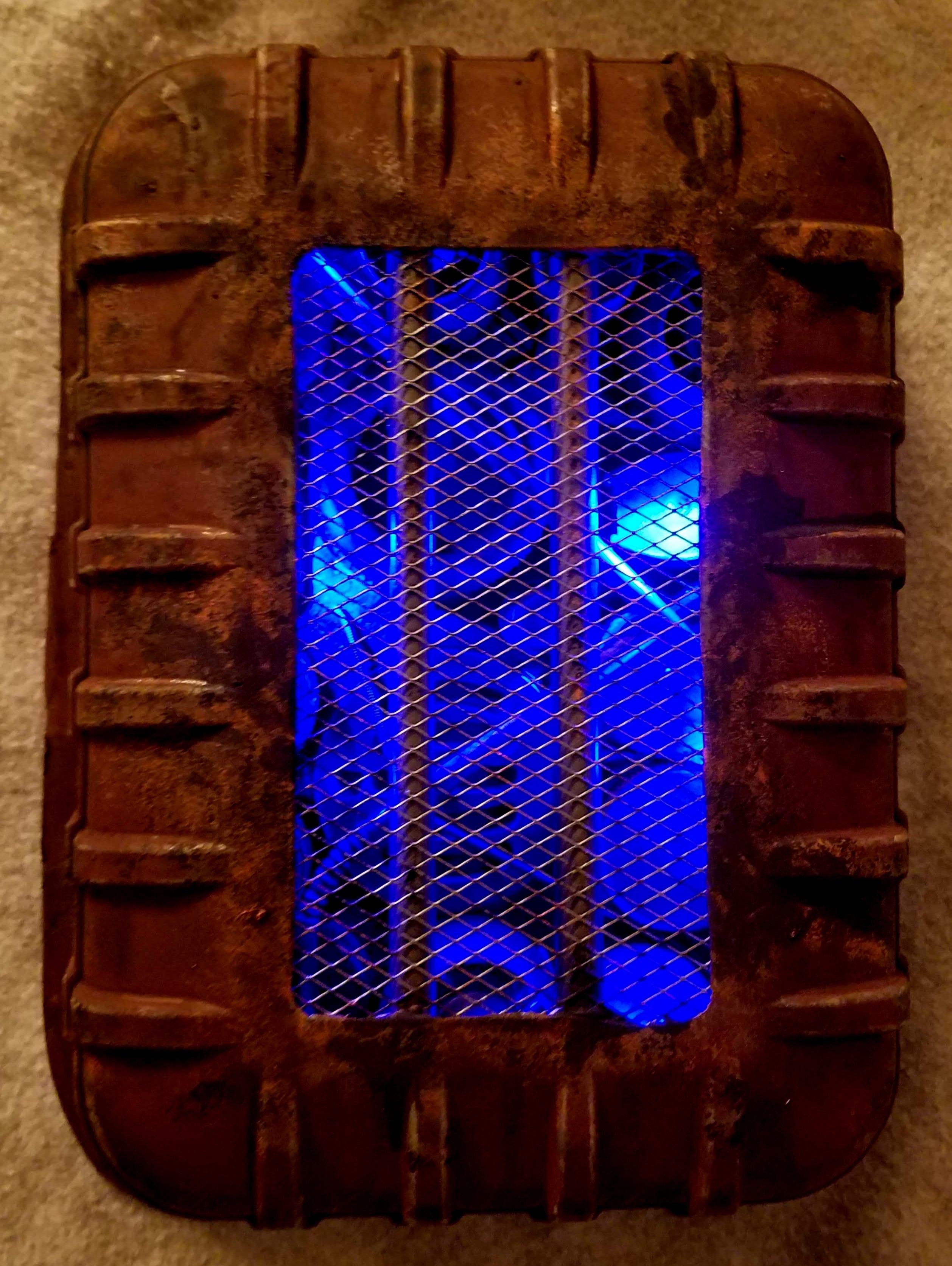 Blue LEDs, top