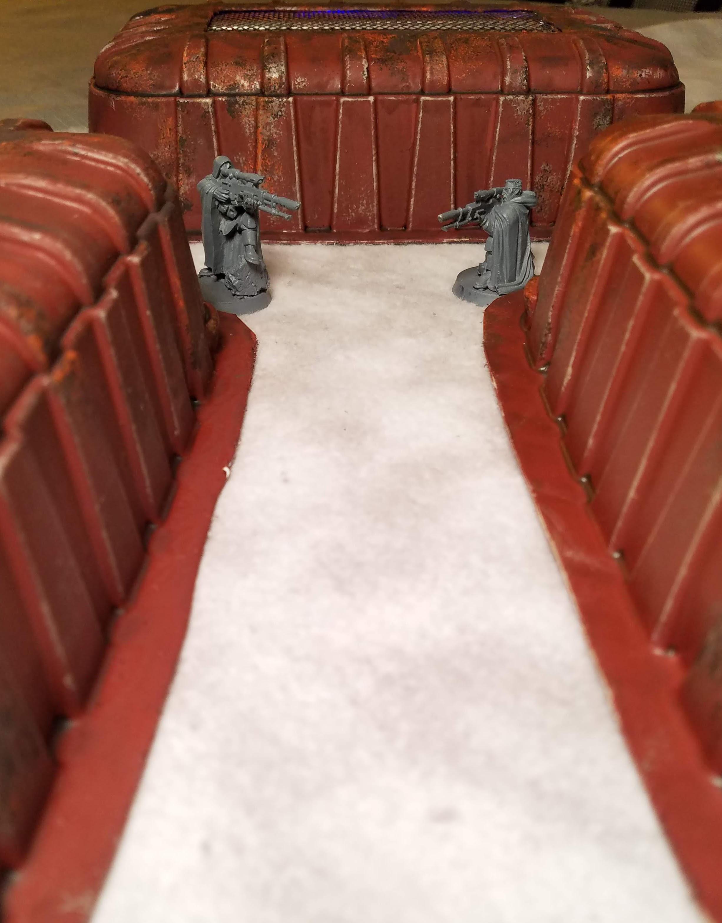 Narrow corridors, models for reference