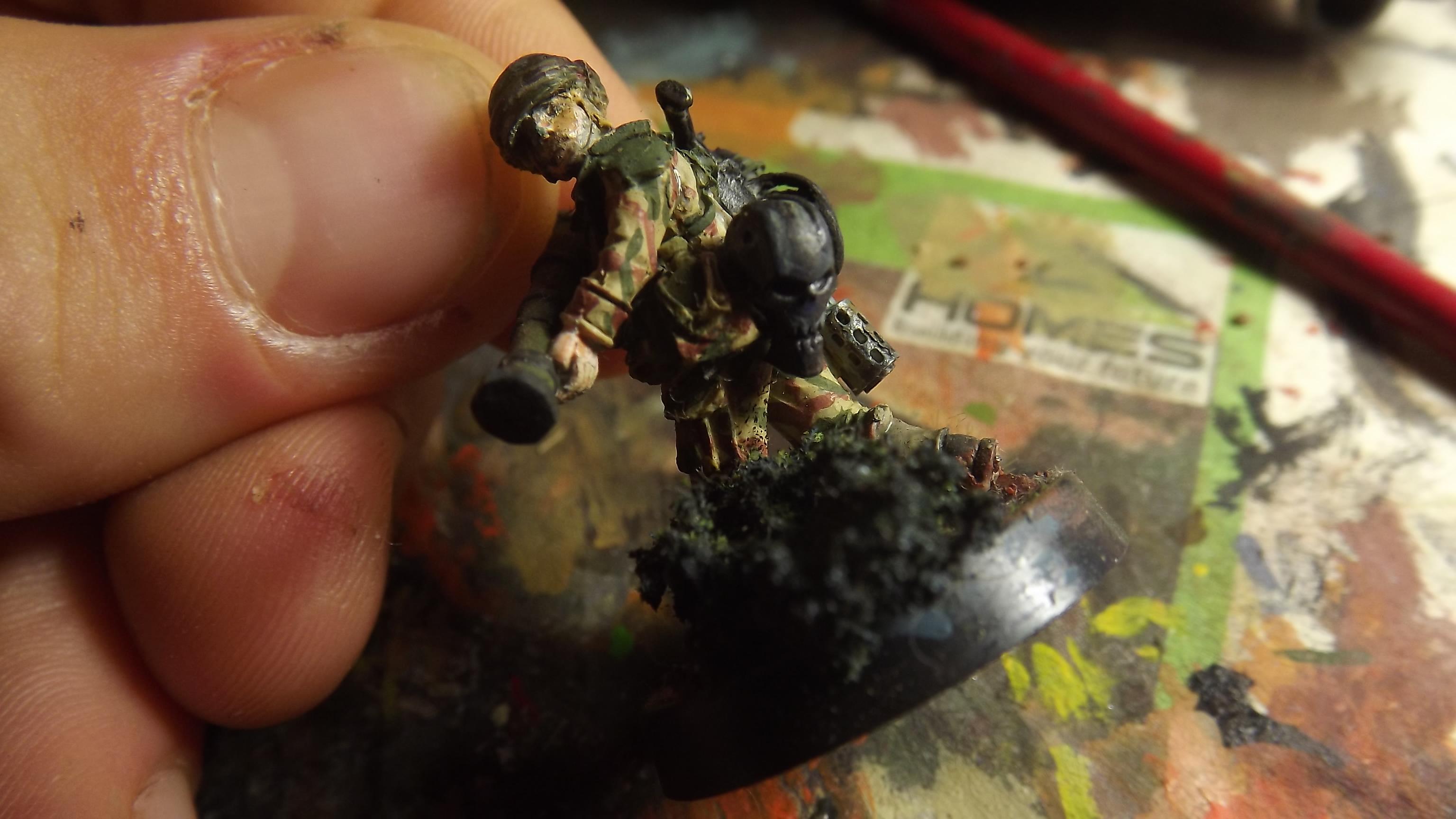 Arcadian, Eapons Specialist, Female, Head, Meltagun, Necrons, Rocket Launcher, Trophy, Veteran, Victoria Miniatures