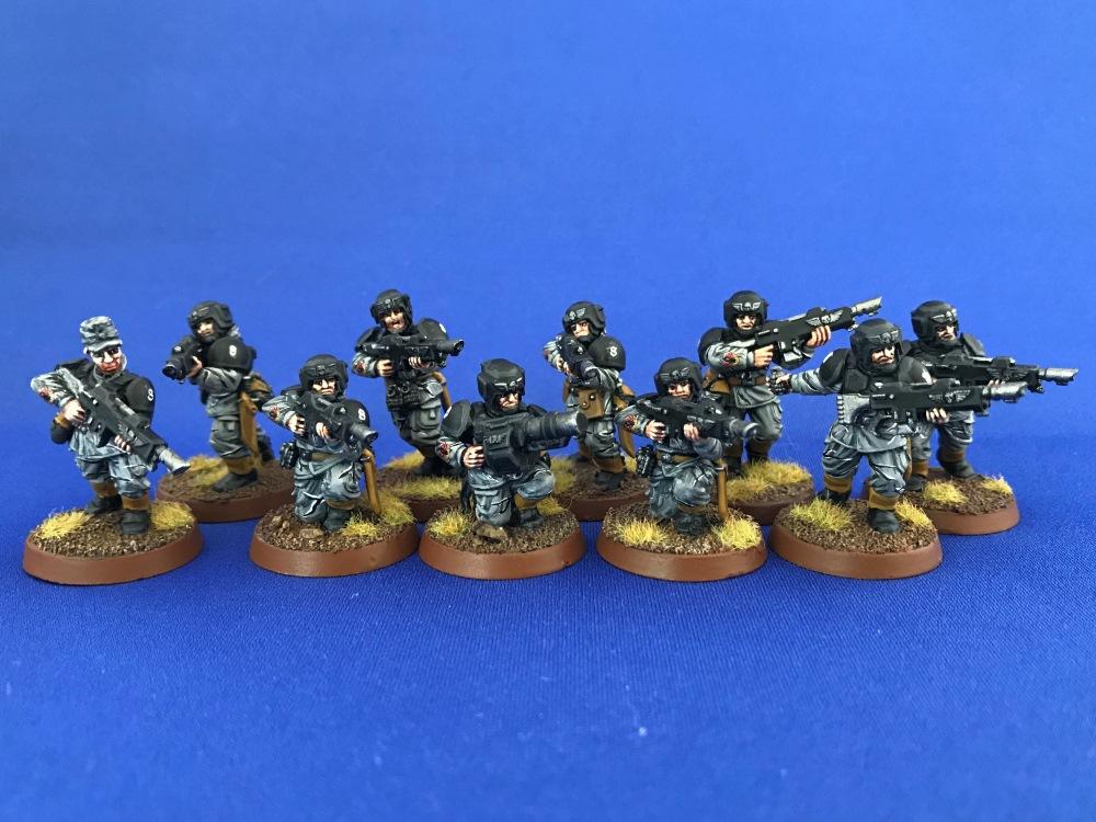 Astra Militarum, Imperial Guard, Necromundian 8th, Necromundian Imperial Guardsmen, The Spiders