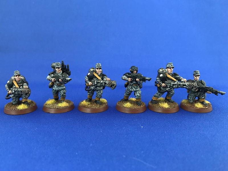 Astra Militarum, Imperial Guard, Necromundian 8th, Special Weapons Squad, The Spiders