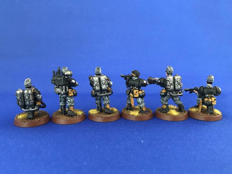 Astra Militarum, Imperial Guard, Necromundian 8th, Special Weapons Squad, The Spiders