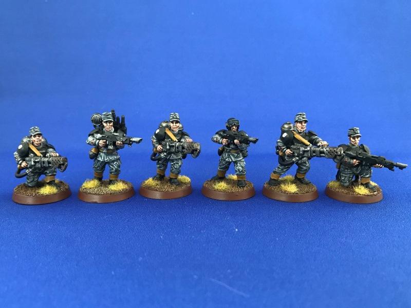Astra Militarum, Imperial Guard, Necromundian 8th, Special Weapons Squad, The Spiders