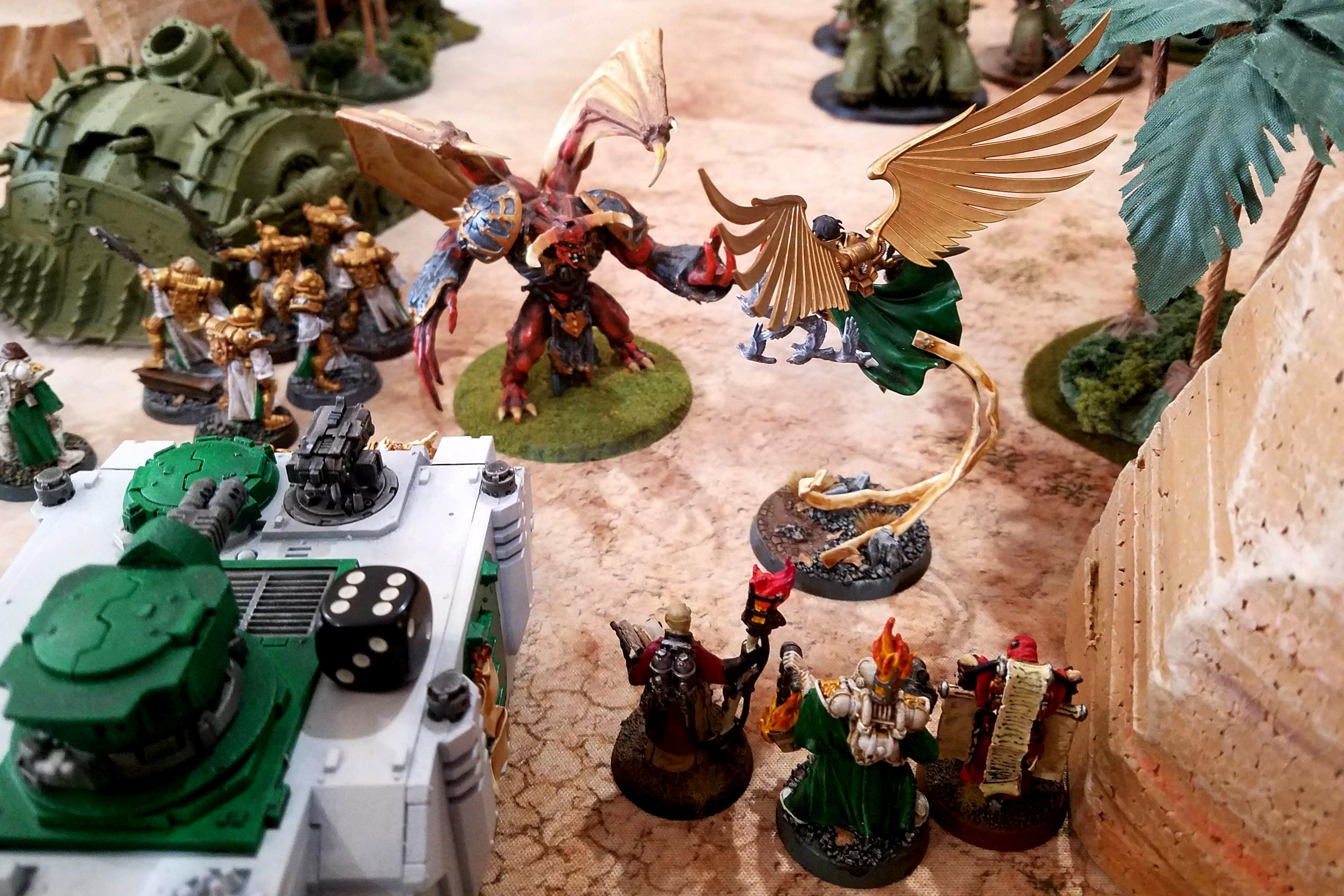 Celestine descends on evil incarnate