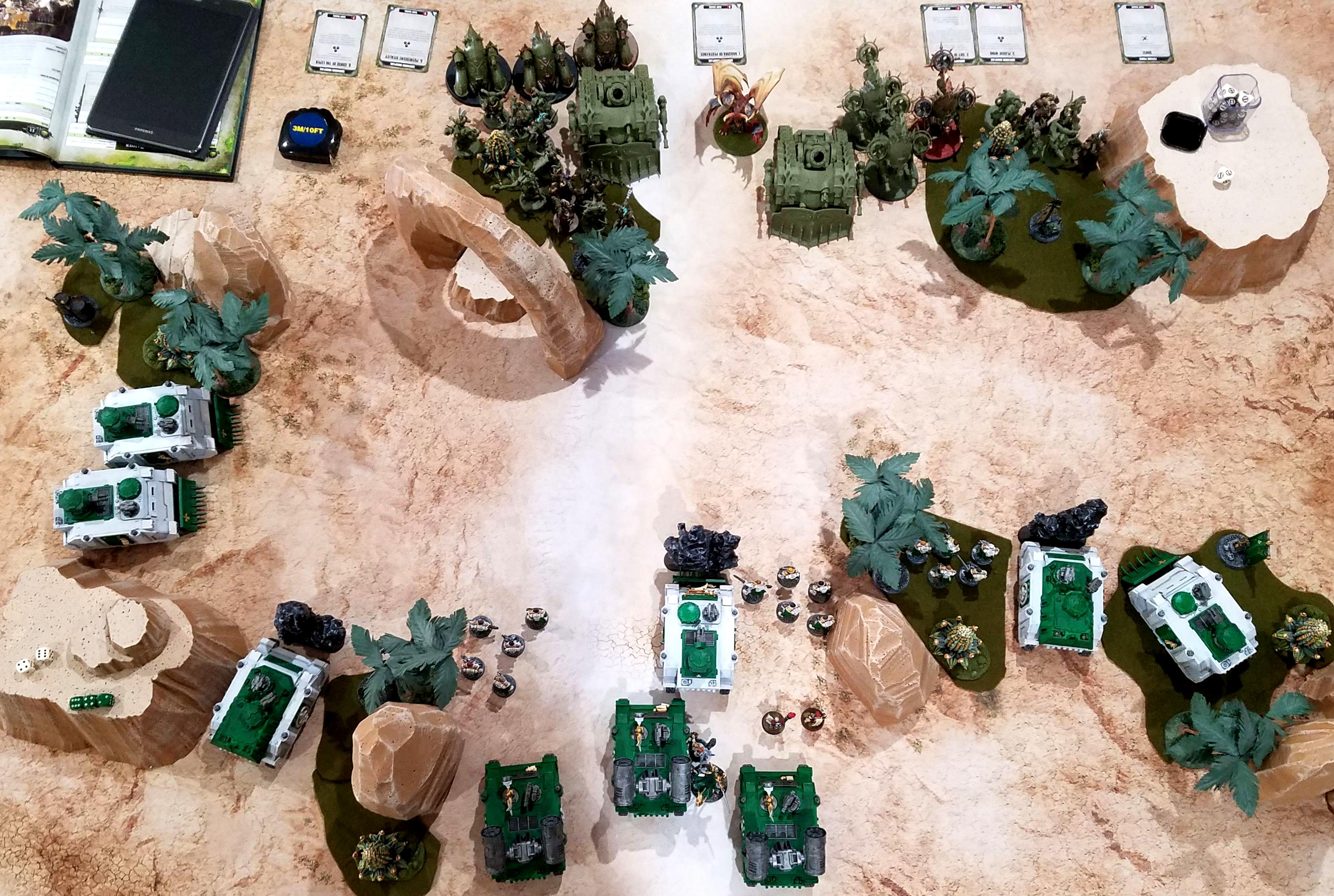 Sororitas Turn 1
