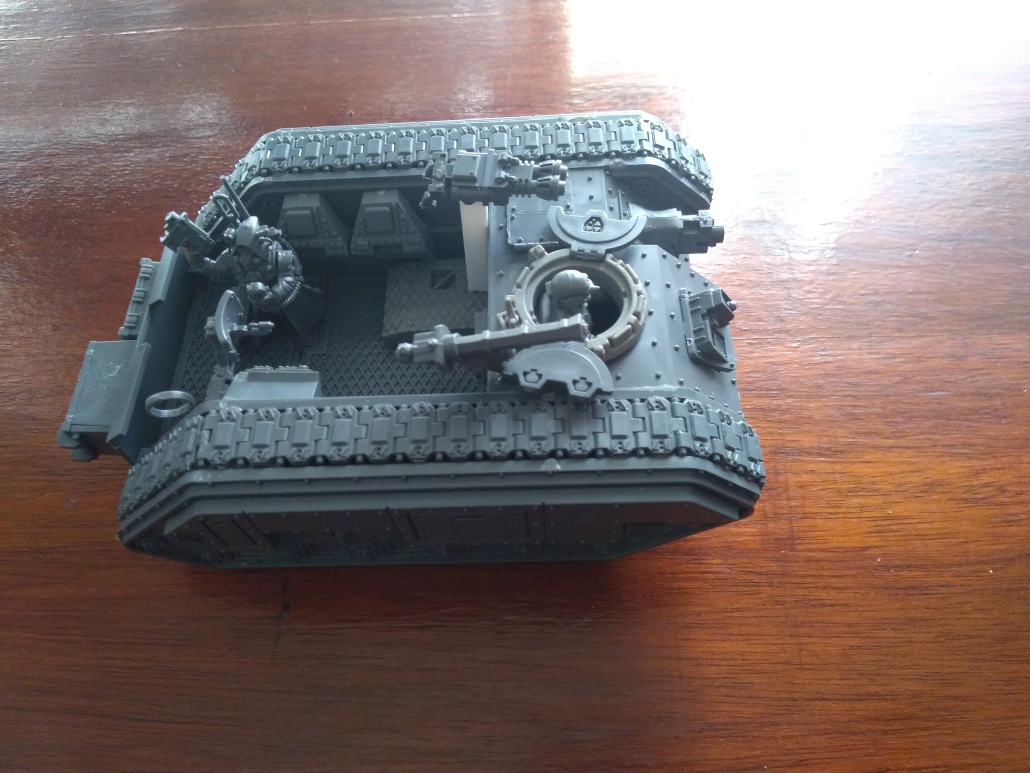 Adeptus Arbites, Chimera, Conversion, Salamander, Work In Progress