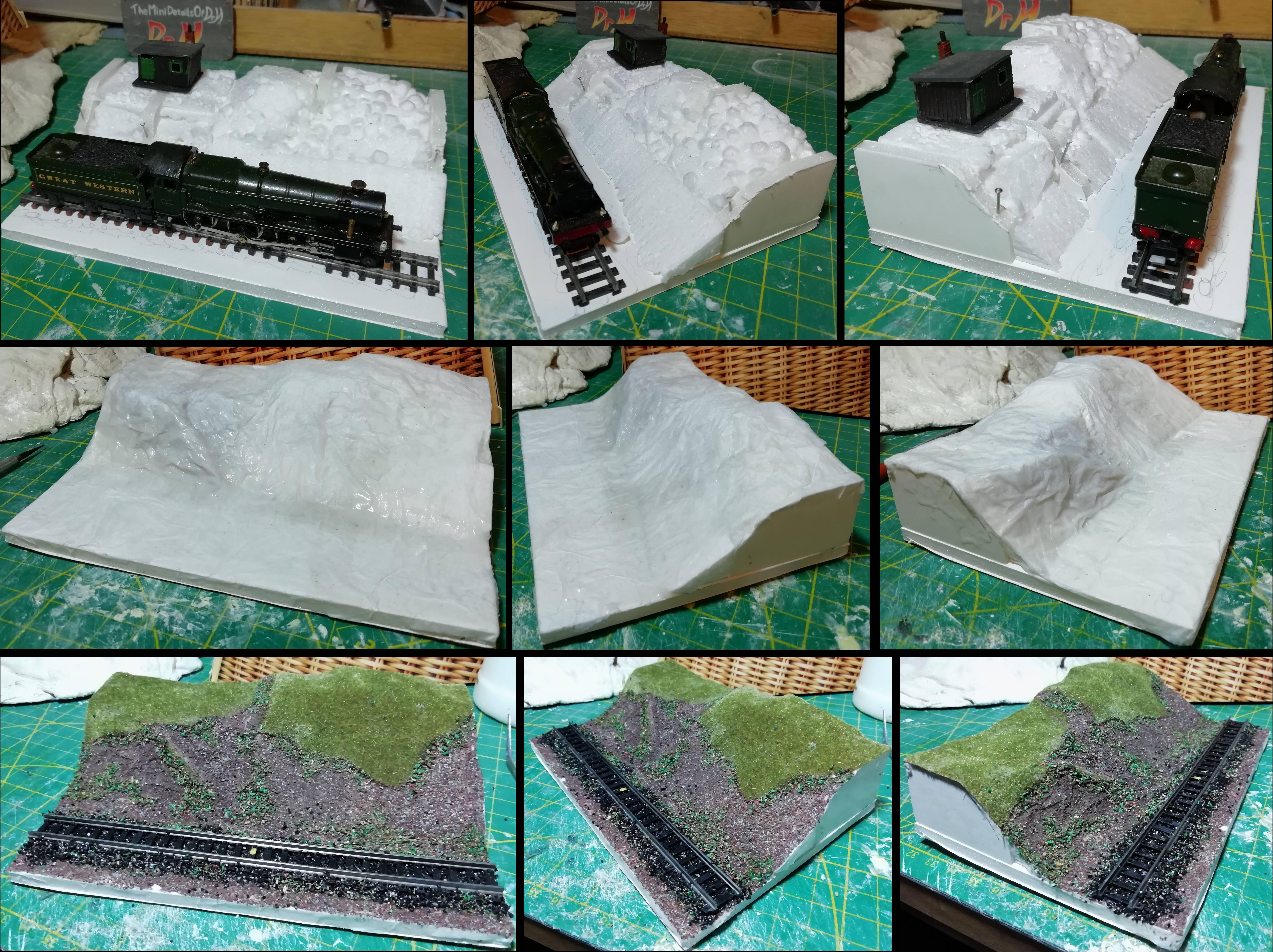 Large train display base wip 1