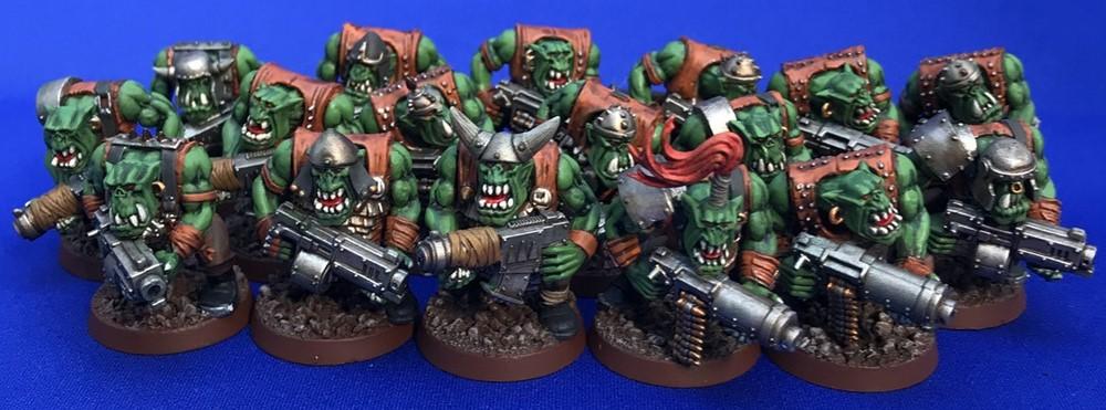 Ork Shoota Boyz Mob, Orks