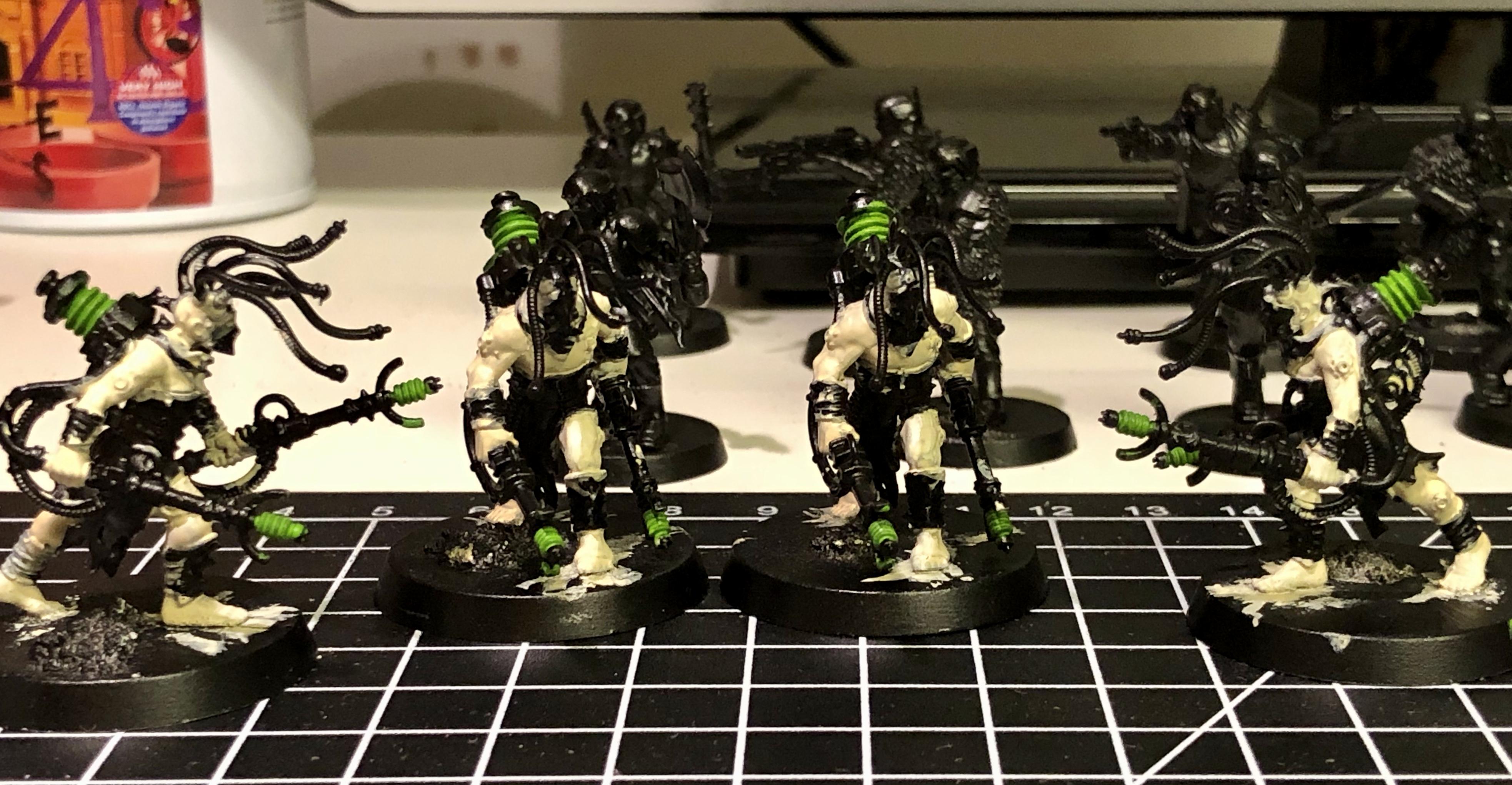 Baddies, Blackstone Fortress, Negavolt Cultists, Warhammer 40,000, Warhammer Quest, Work In Progress