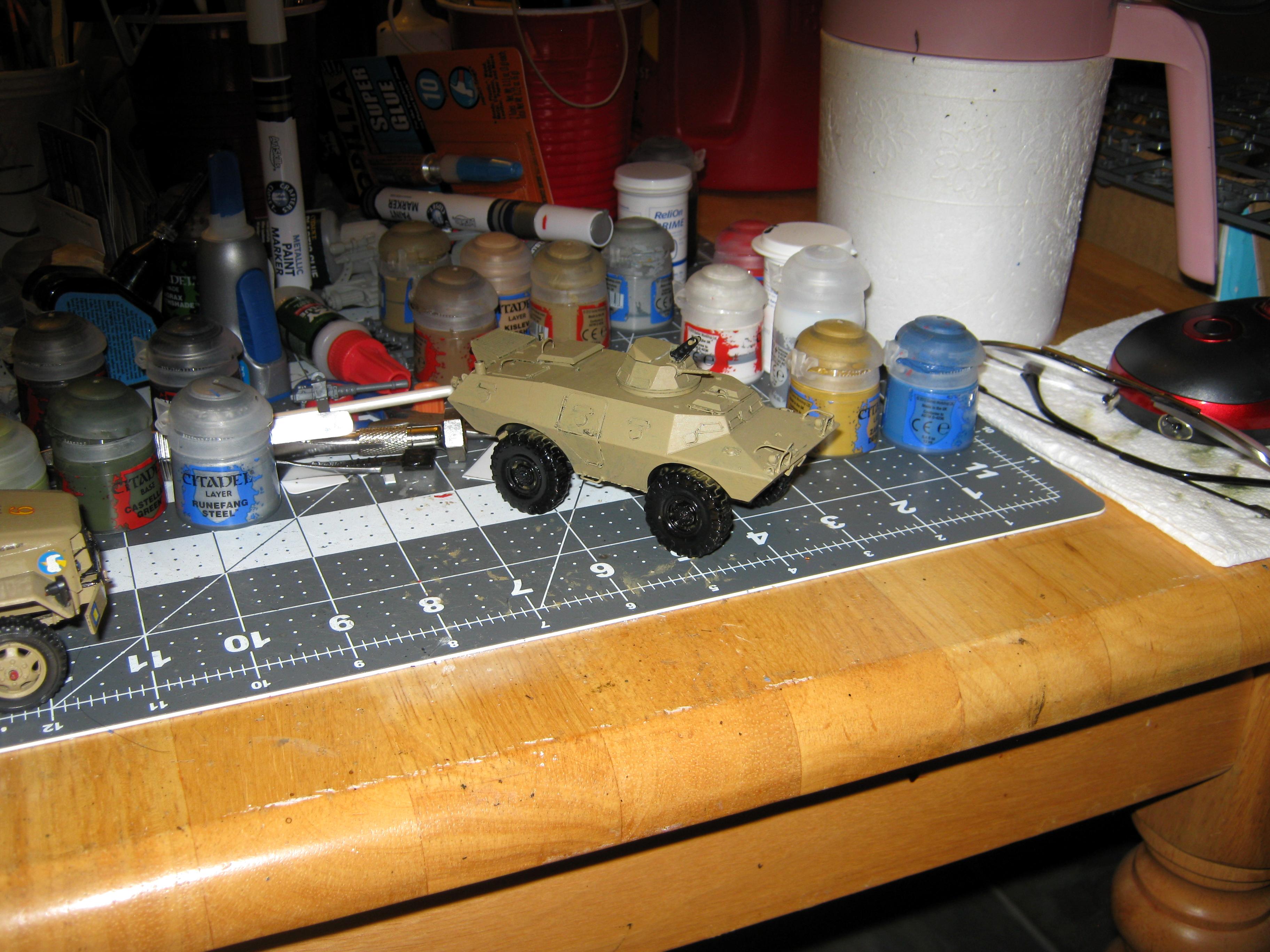 1/48th Scale, Armored Car, Imperial, Imperial Navy, Scouts, Security Vehicle, U.s. Army, United States, Usaf, Verlinden, Vietnam War, Wheeled Vehicle