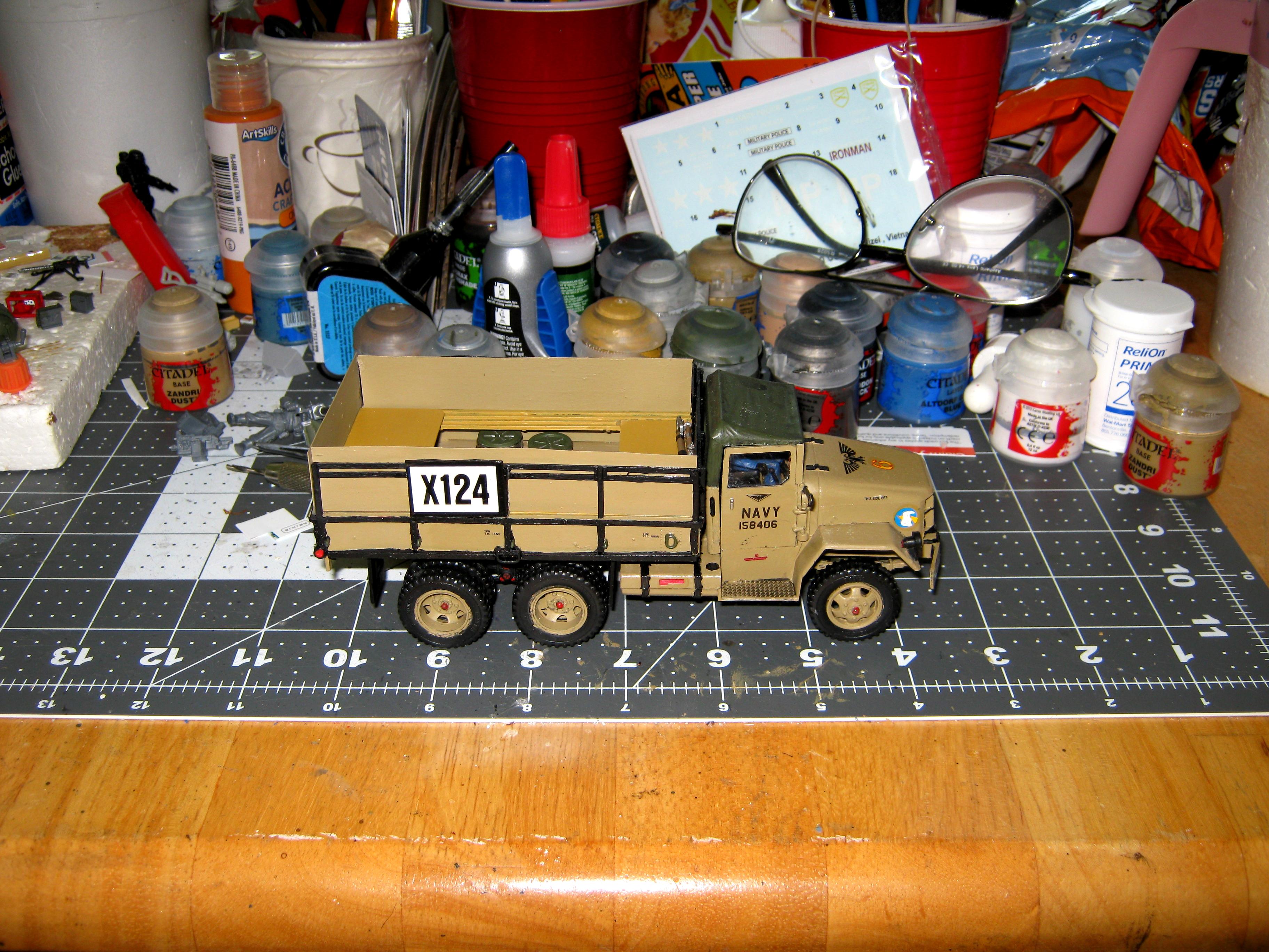 2 1/2 Ton, 6x6, Conversion, Duece And A Half, Gun Truck, Imperial, Imperial Navy, M35, Revell, Transport, Truck, U.s. Army, Vintage