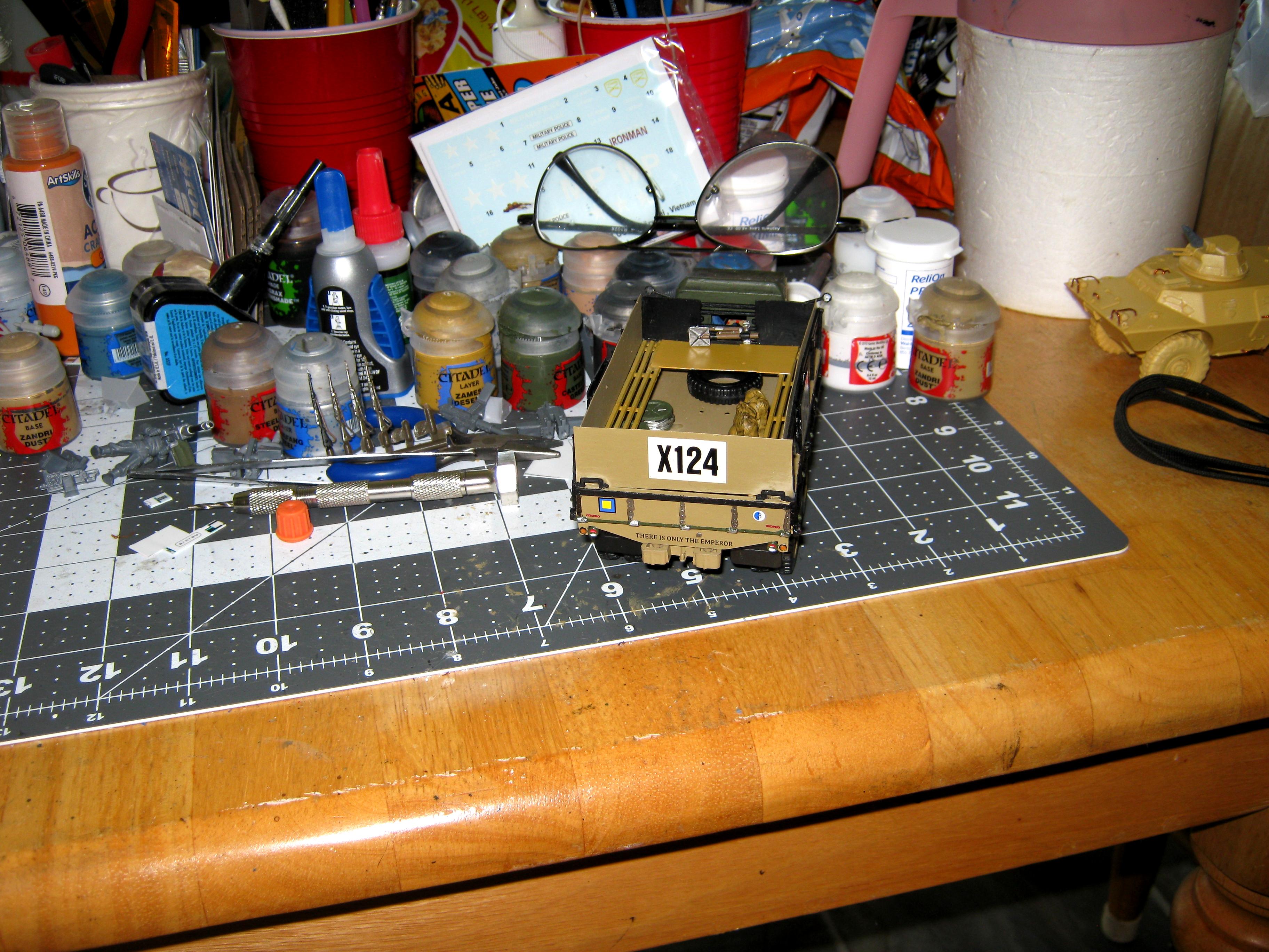 2 1/2 Ton, 6x6, Conversion, Duece And A Half, Gun Truck, Imperial, Imperial Navy, M35, Revell, Transport, Truck, U.s. Army, Vintage