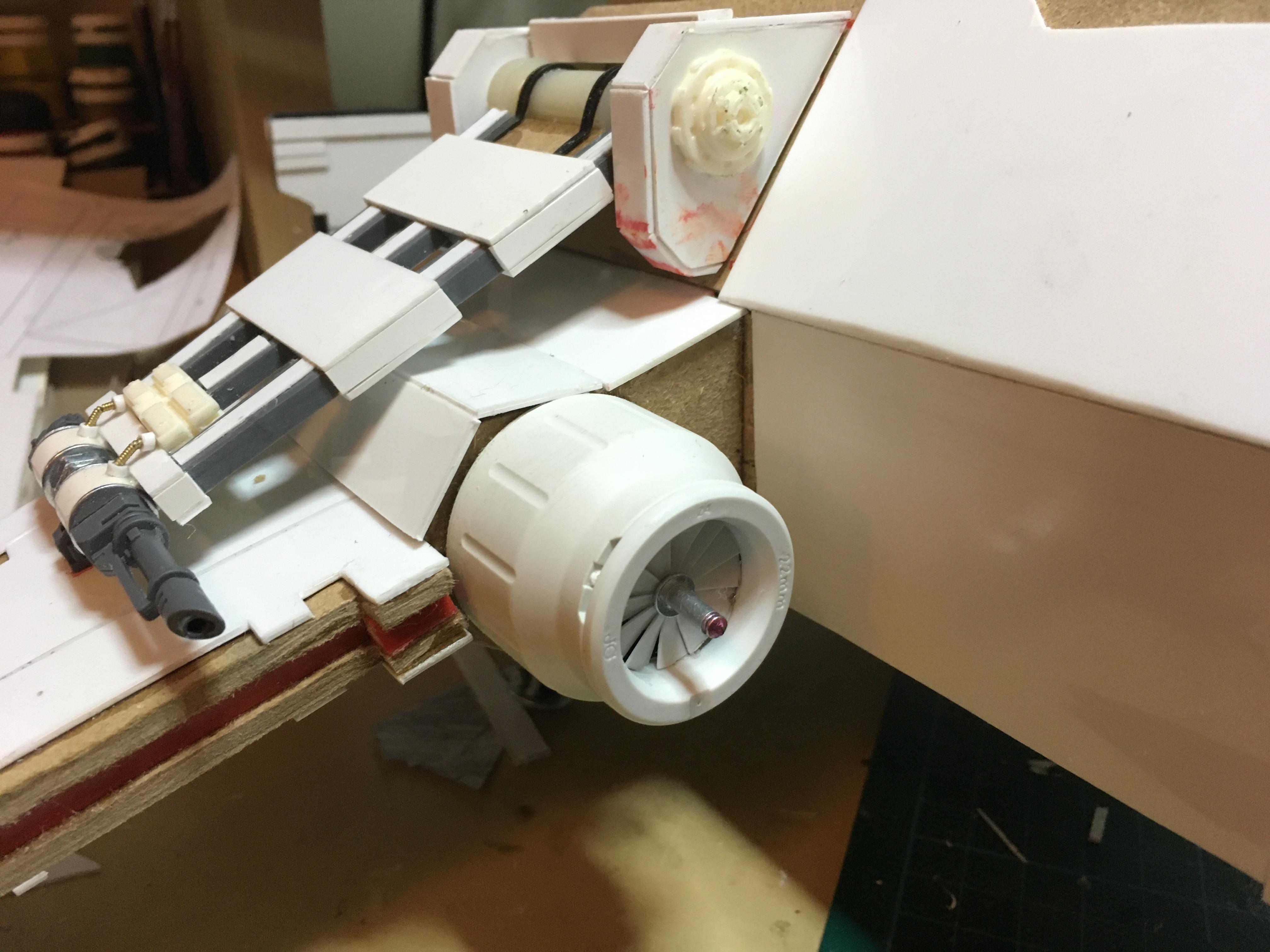Scratch Build, Space Marines, Thunderhawk Gunship, Warhammer 40,000, Work In Progress