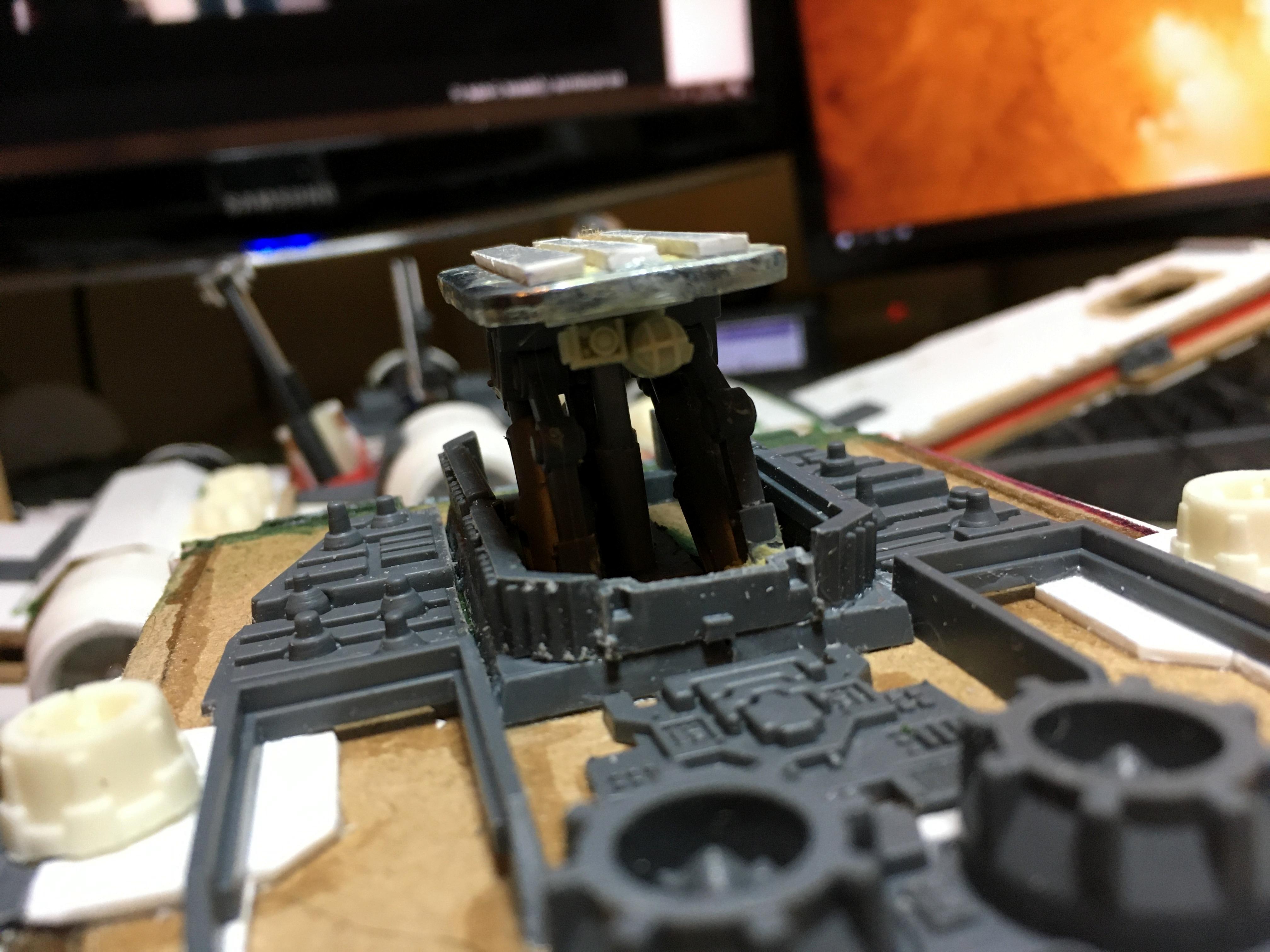 Scratch Build, Space Marines, Thunderhawk Gunship, Warhammer 40,000, Work In Progress