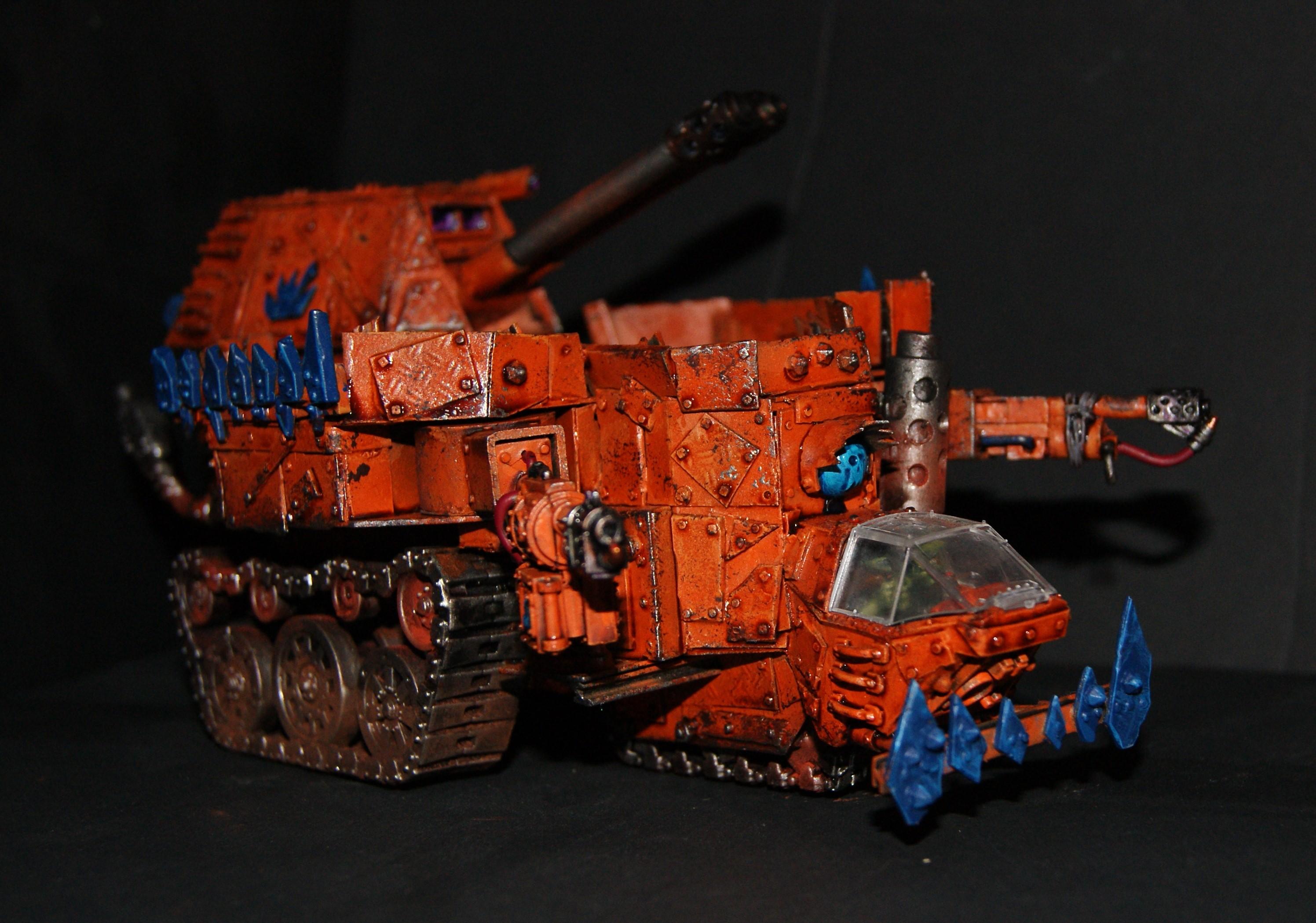 Battlewagon, Big Trakk, Conversion, Grots, Warhammer 40,000