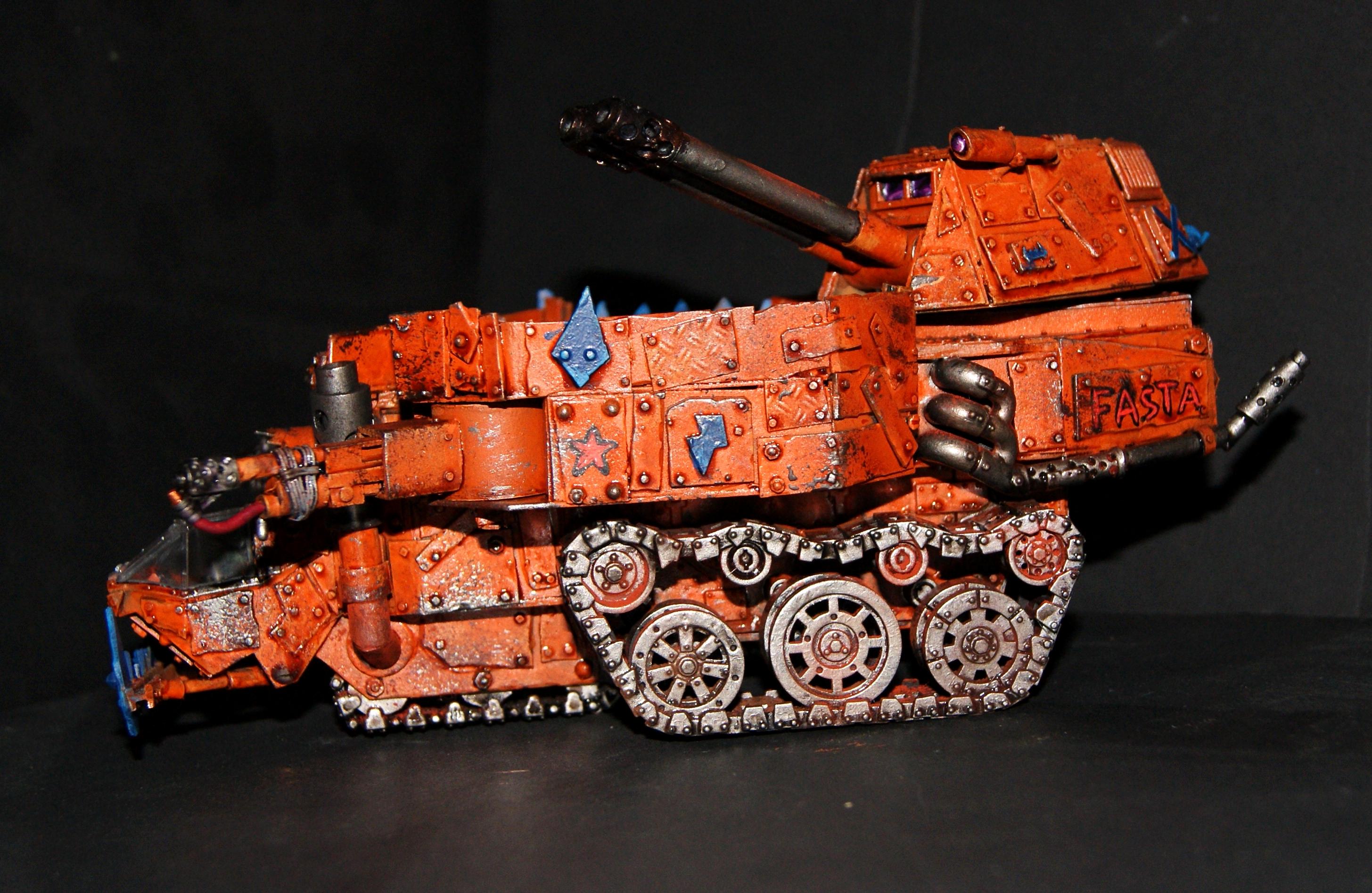 Battlewagon, Big Trakk, Conversion, Grots, Warhammer 40,000