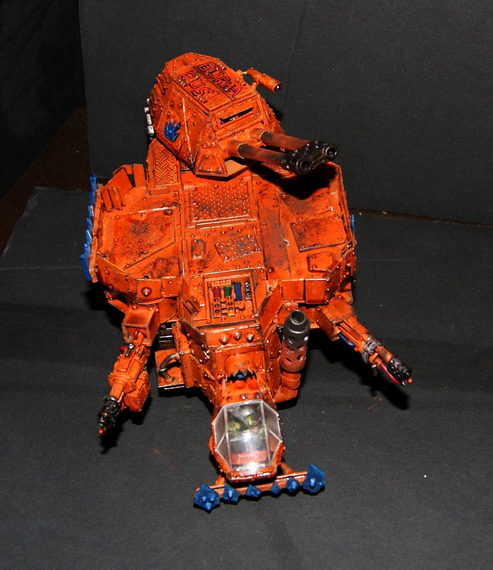 Battlewagon, Big Trakk, Conversion, Grots, Warhammer 40,000