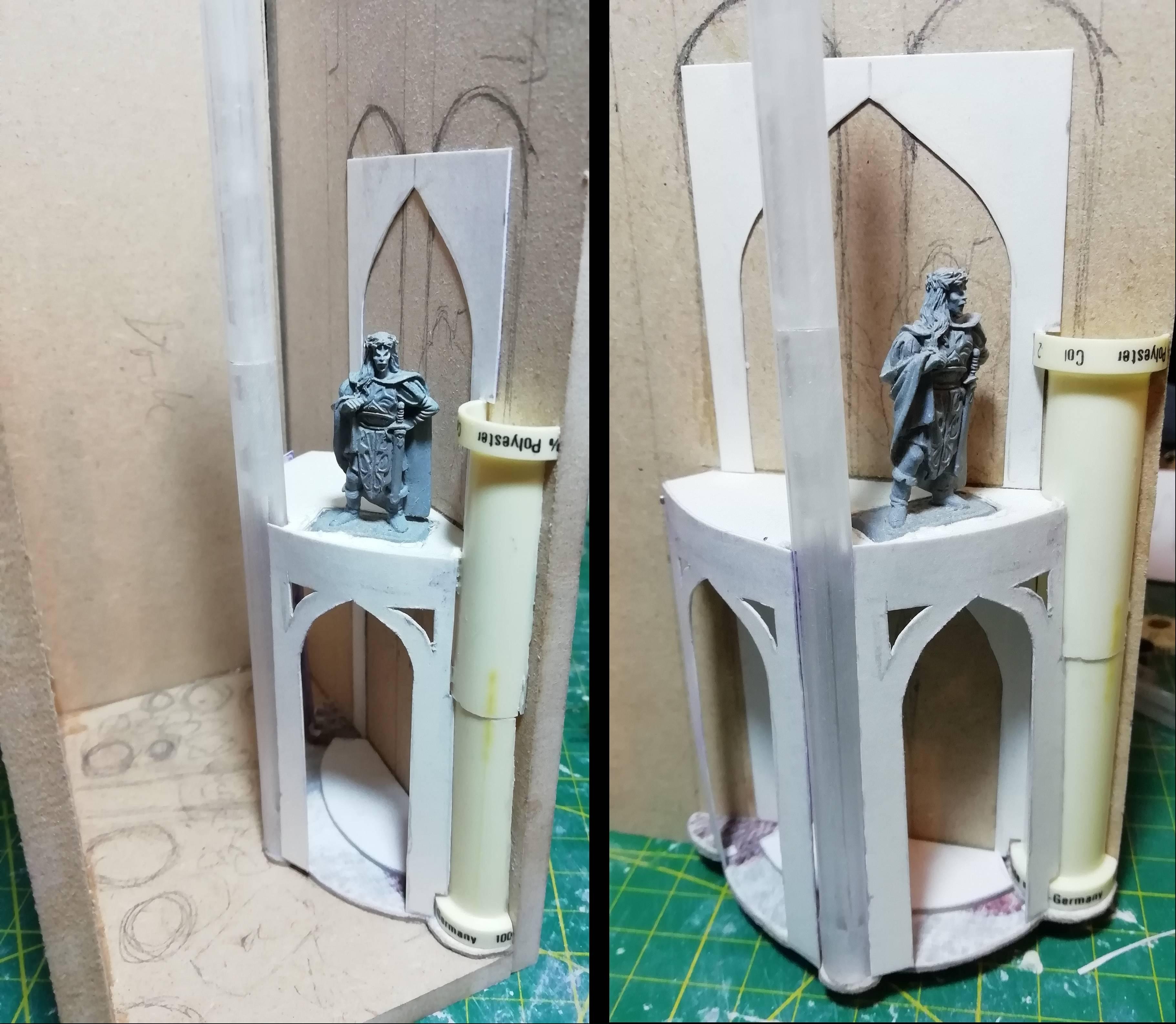 Bookcase diorama wip 2