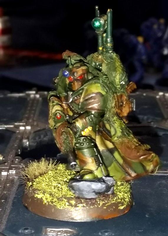 Camouflage, Forlorn Hope, Games Workshop, Homebrew Chapter, Imperium Of Man, Kitbash, Luna Wolves, Multicam, Snipers, Space Marines, Vigilator, Warhammer 40,000, Woodland