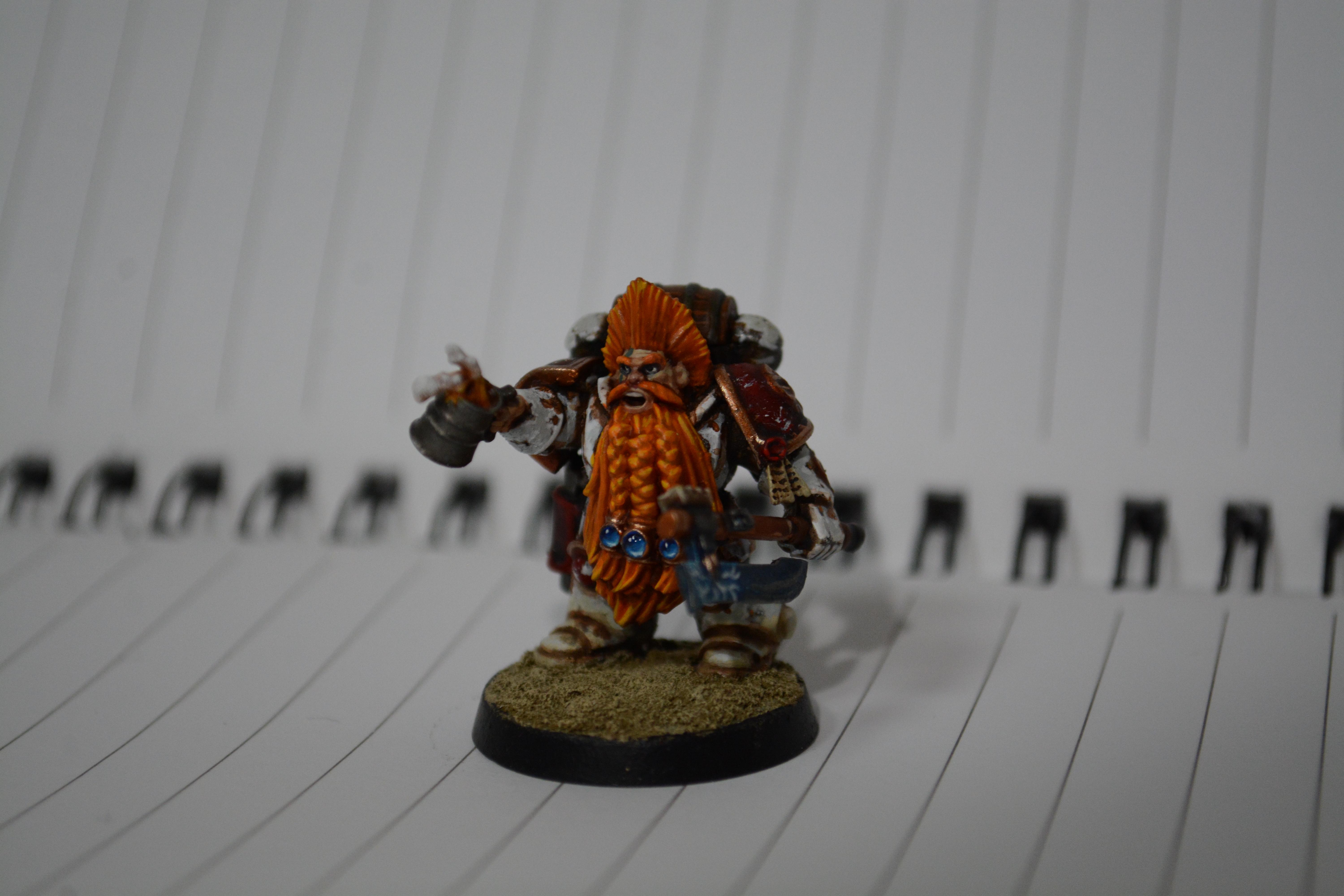 Beer, Blanche, Blanchitsu, Dirt, Duardin, Dwarves, Energy, Glow, Grimdark, Grombrindal, Humor, Inquisition, Inquisitors, Lightning, Limited Edition, Orange, Rust, Slayer, Squats, Warhammer 40,000, Weathered, White, White Dwarf