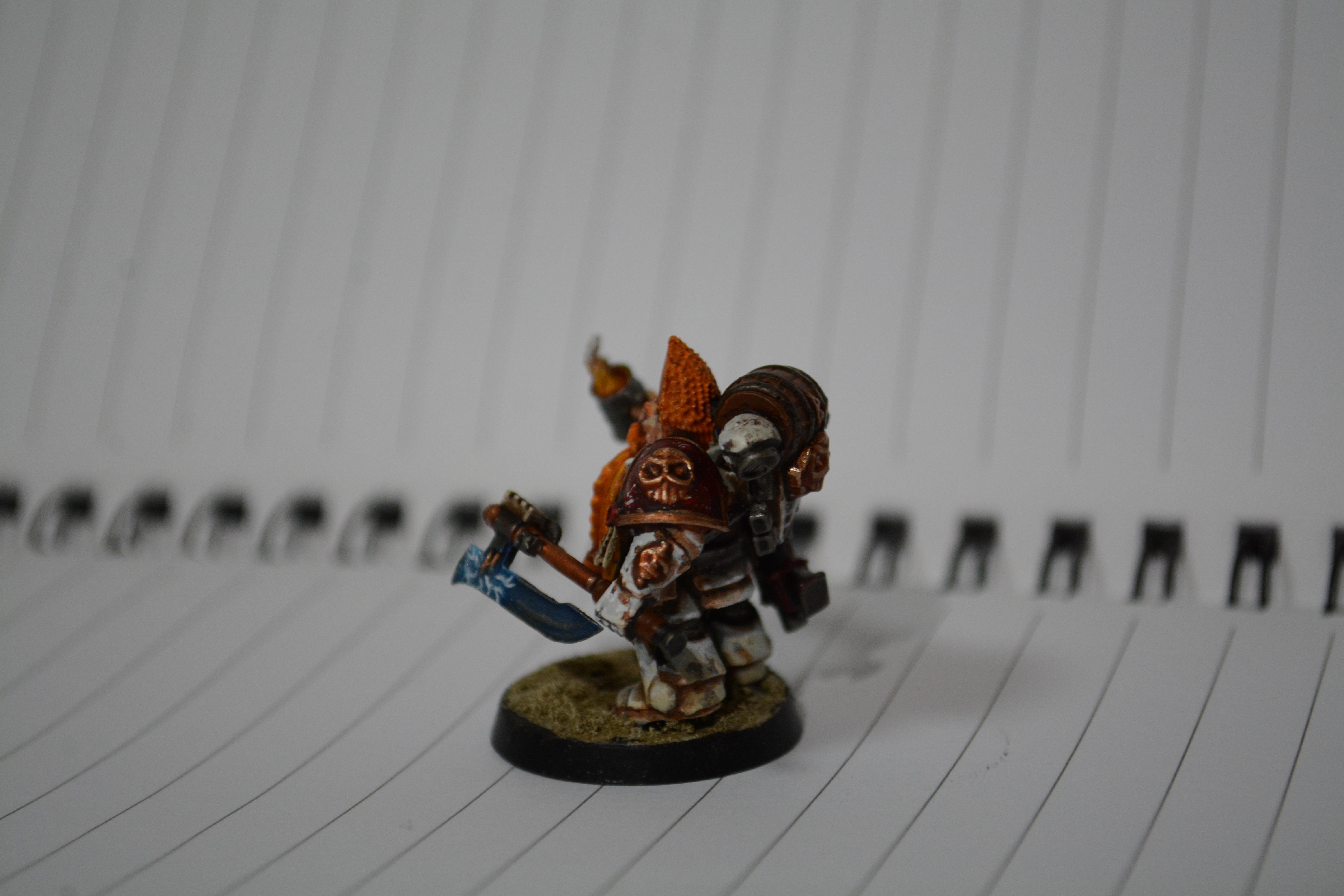 Battle Damage, Beer, Blanche, Blanchitsu, Dirt, Duardin, Dwarves, Energy, Glow, Grimdark, Grombrindal, Humor, Inquisition, Inquisitors, Lightning, Limited Edition, Orange, Rust, Slayer, Squats, Warhammer 40,000, Weathered, White, White Dwarf