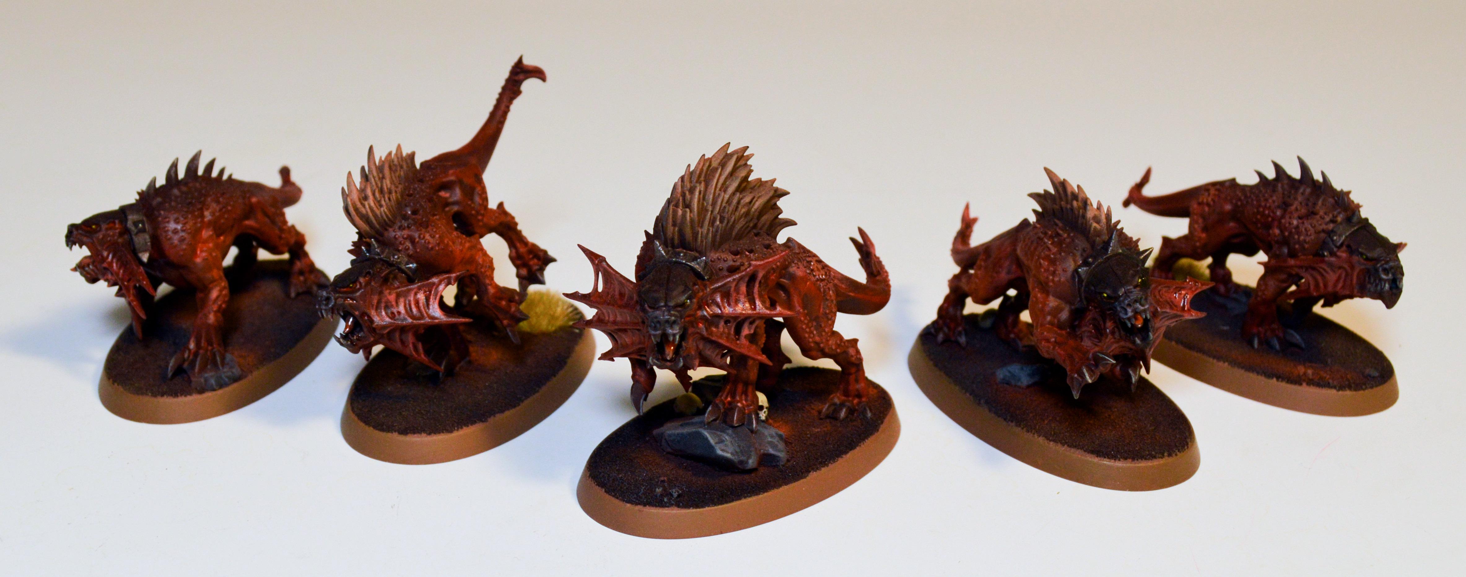 Chaos, Chaos Daemons, Flesh Hounds, Khorne